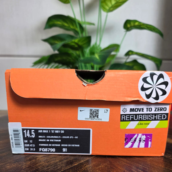 Nike Air Max 1 Silver Blue maat 47,5