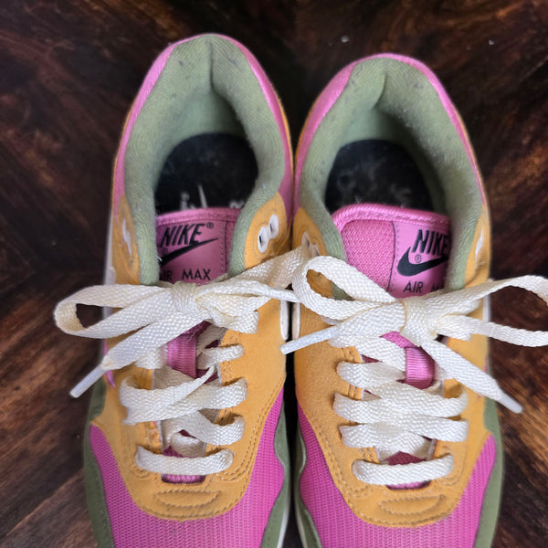Nike Air Max 1 Green Yellow Pink maat 37,5