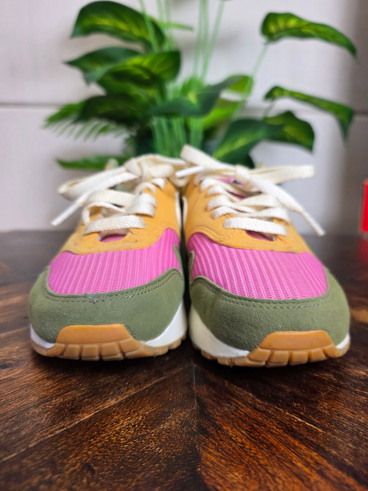 Nike Air Max 1 Green Yellow Pink maat 37,5