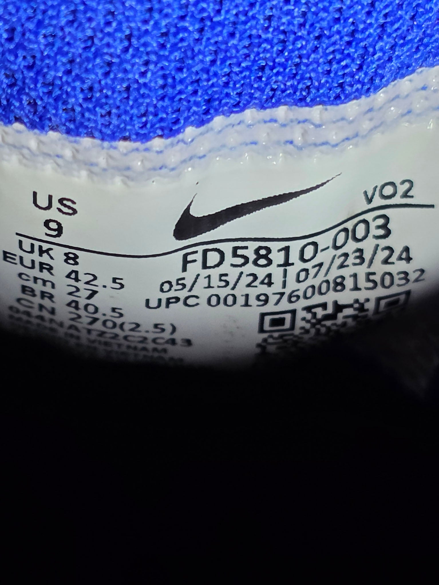 Nike Air Max 90 Gore-Tex Racer Blue maat 42,5