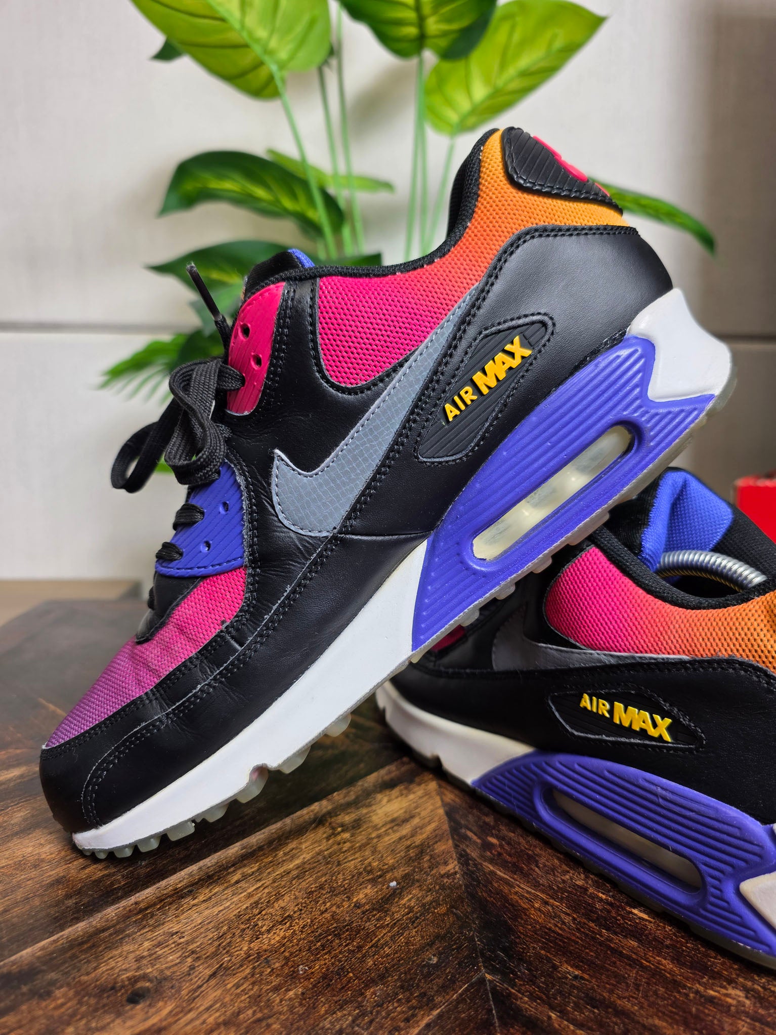 Nike Air Max 90 SD Gradient Black Persian Violet maat 44,5
