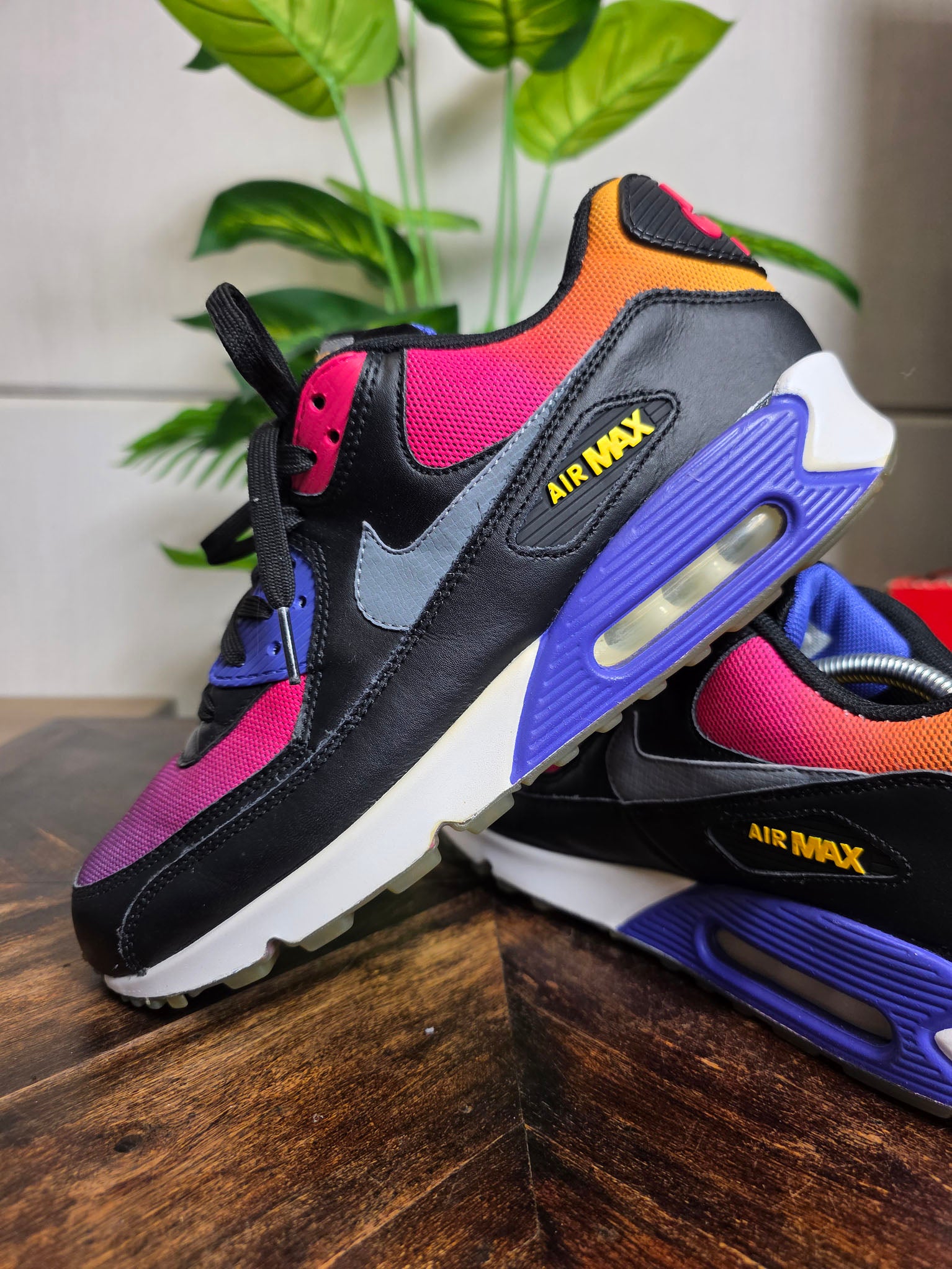 Nike Air Max 90 SD Gradient Black Persian Violet maat 44,5