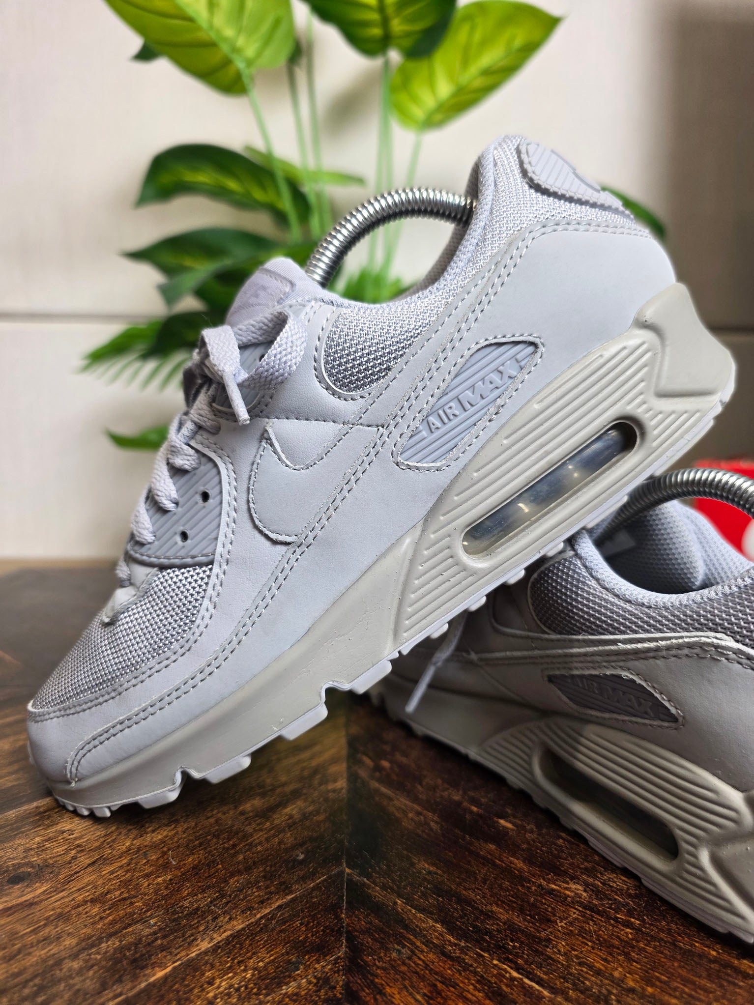 Nike Air Max 90 Triple Wolf Grey maat 42