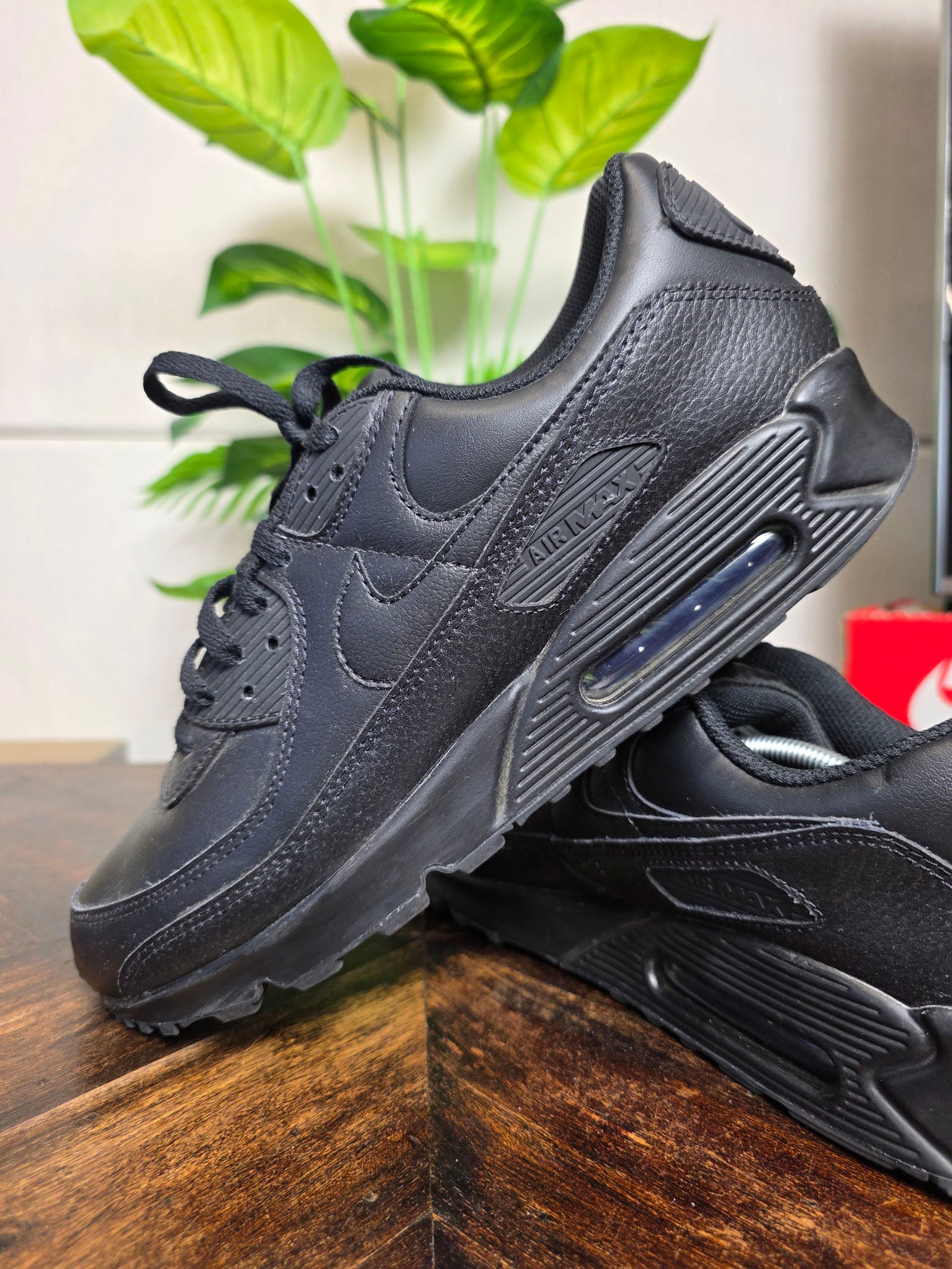 Nike Air Max 90 Triple Black LTR maat 47
