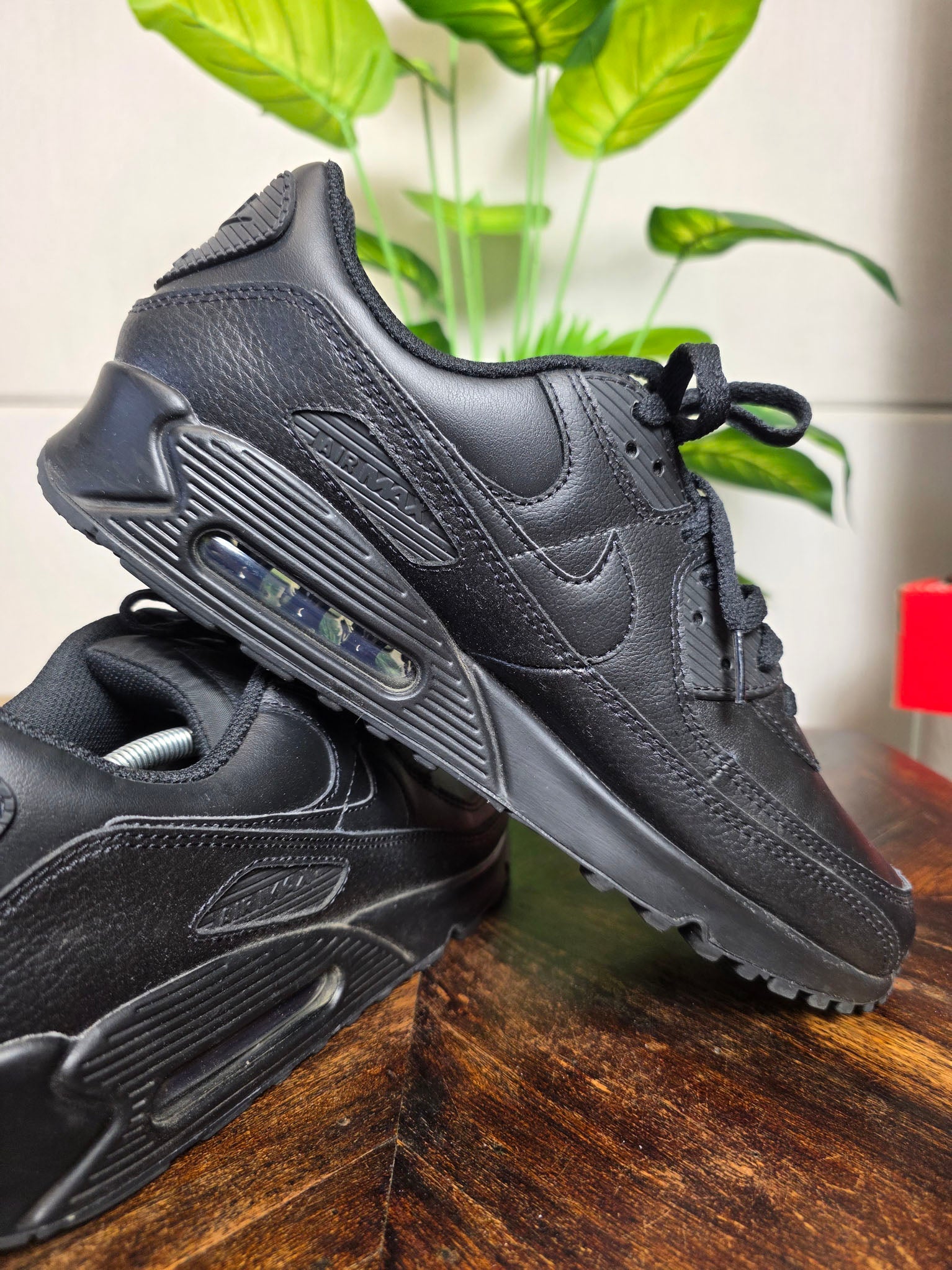 Nike Air Max 90 Triple Black LTR maat 47