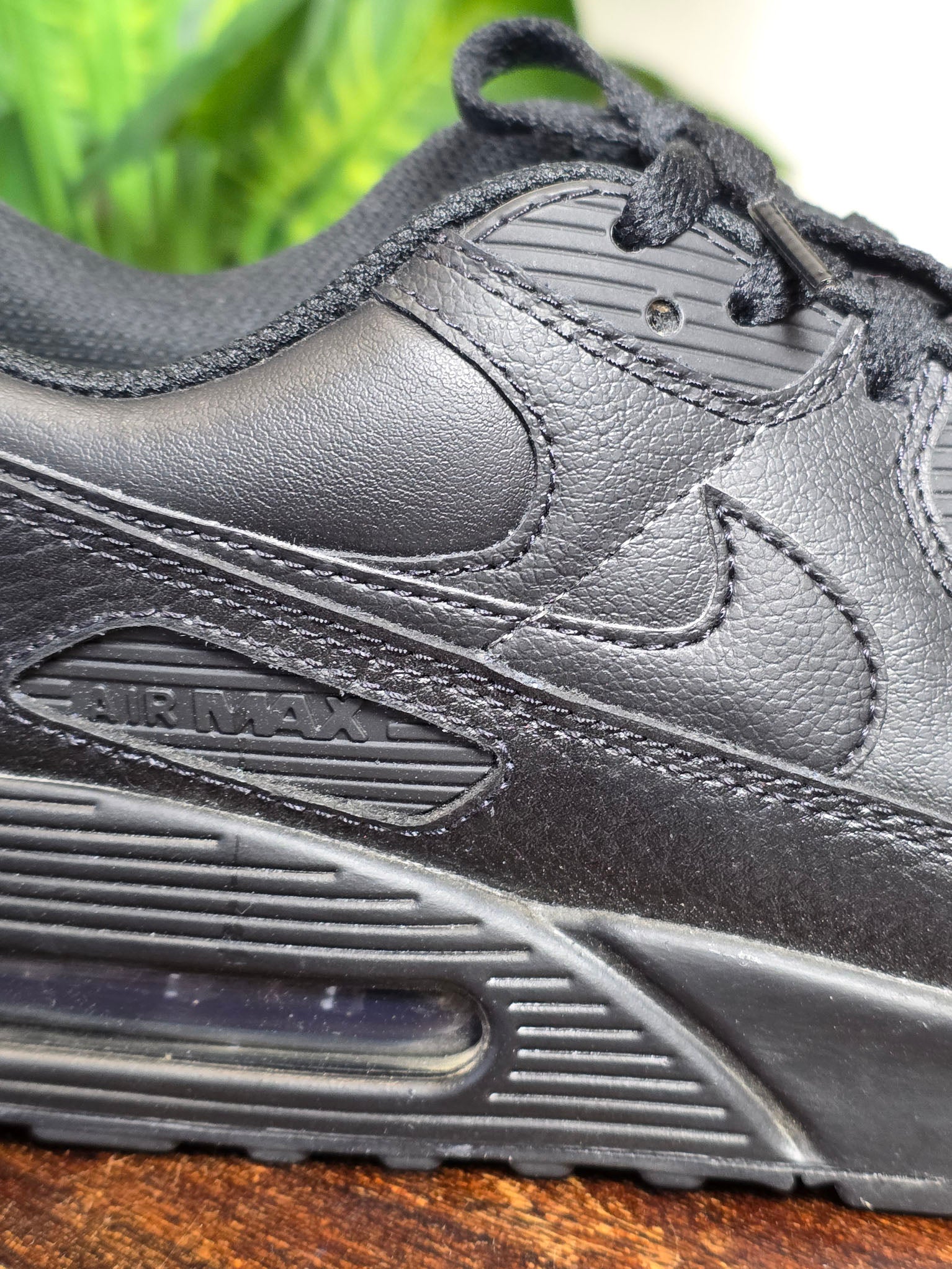 Nike Air Max 90 Triple Black LTR maat 47