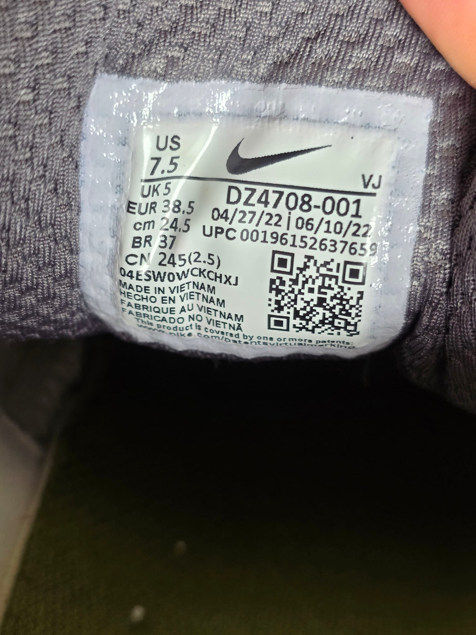 Nike Air Max 90 Futura Black White maat 38,5