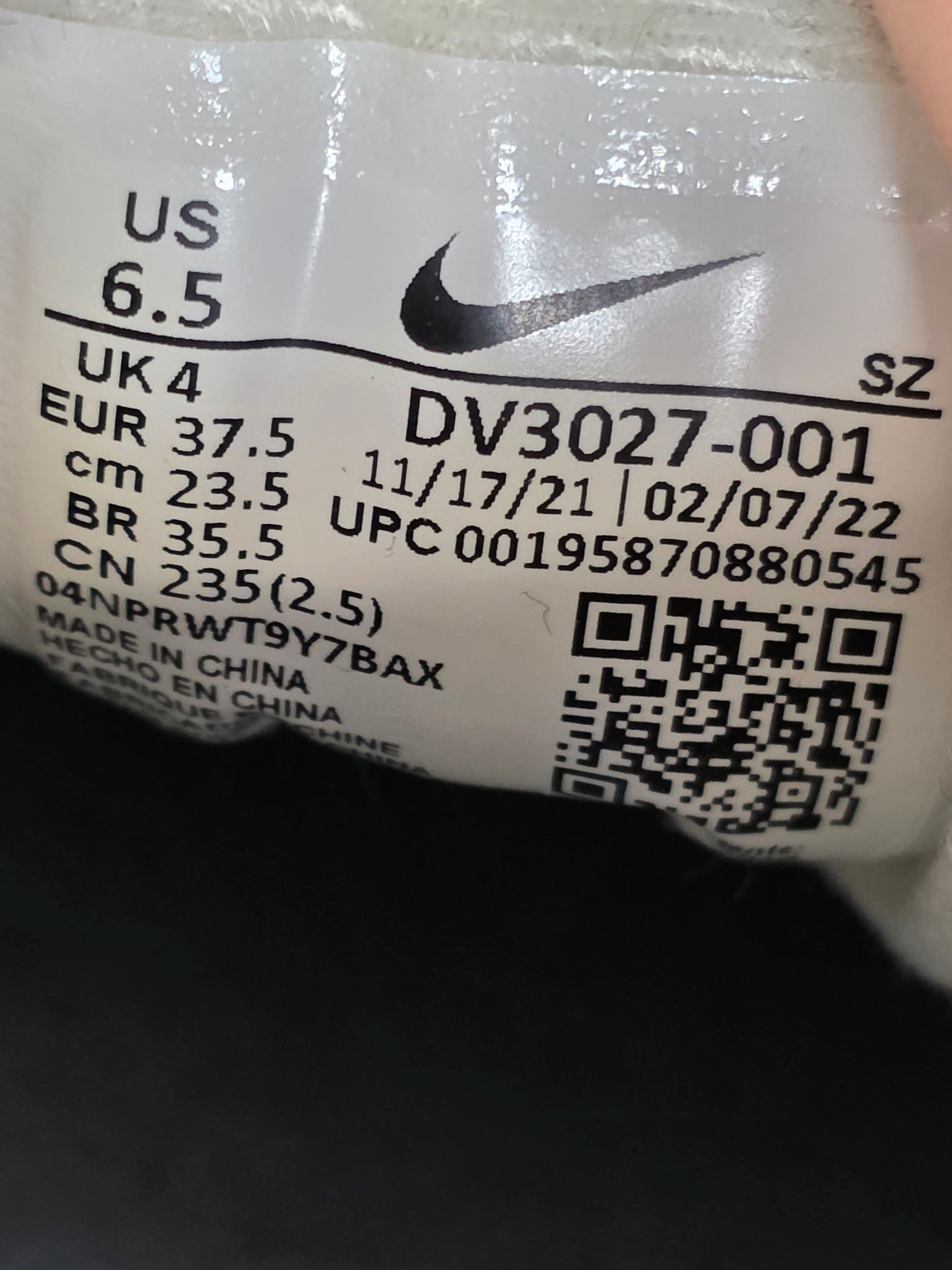 Nike Air Max 1 Safari Cobblestone maat 37,5