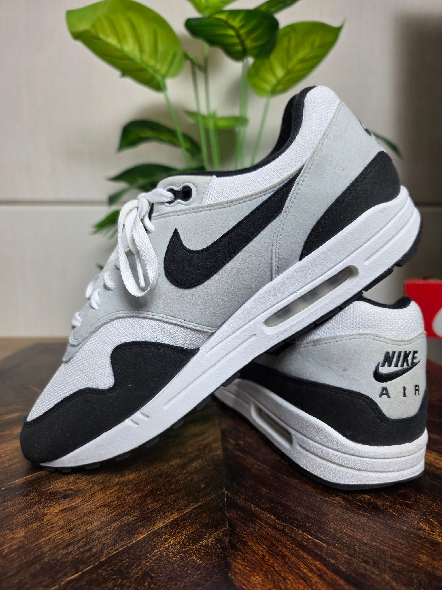 Nike Air Max 1 Black White maat 47