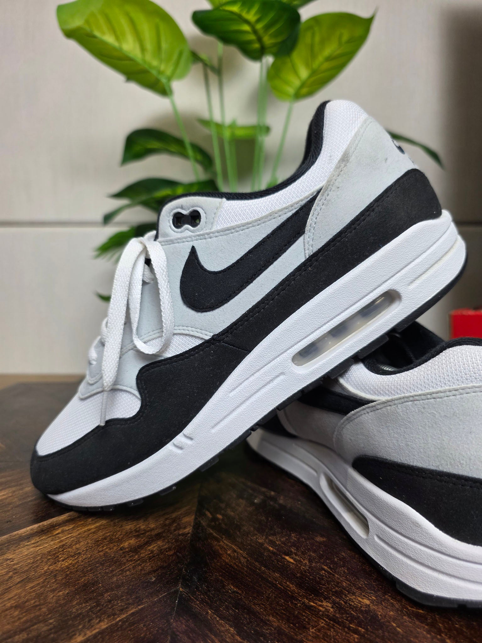 Nike Air Max 1 Black White maat 47