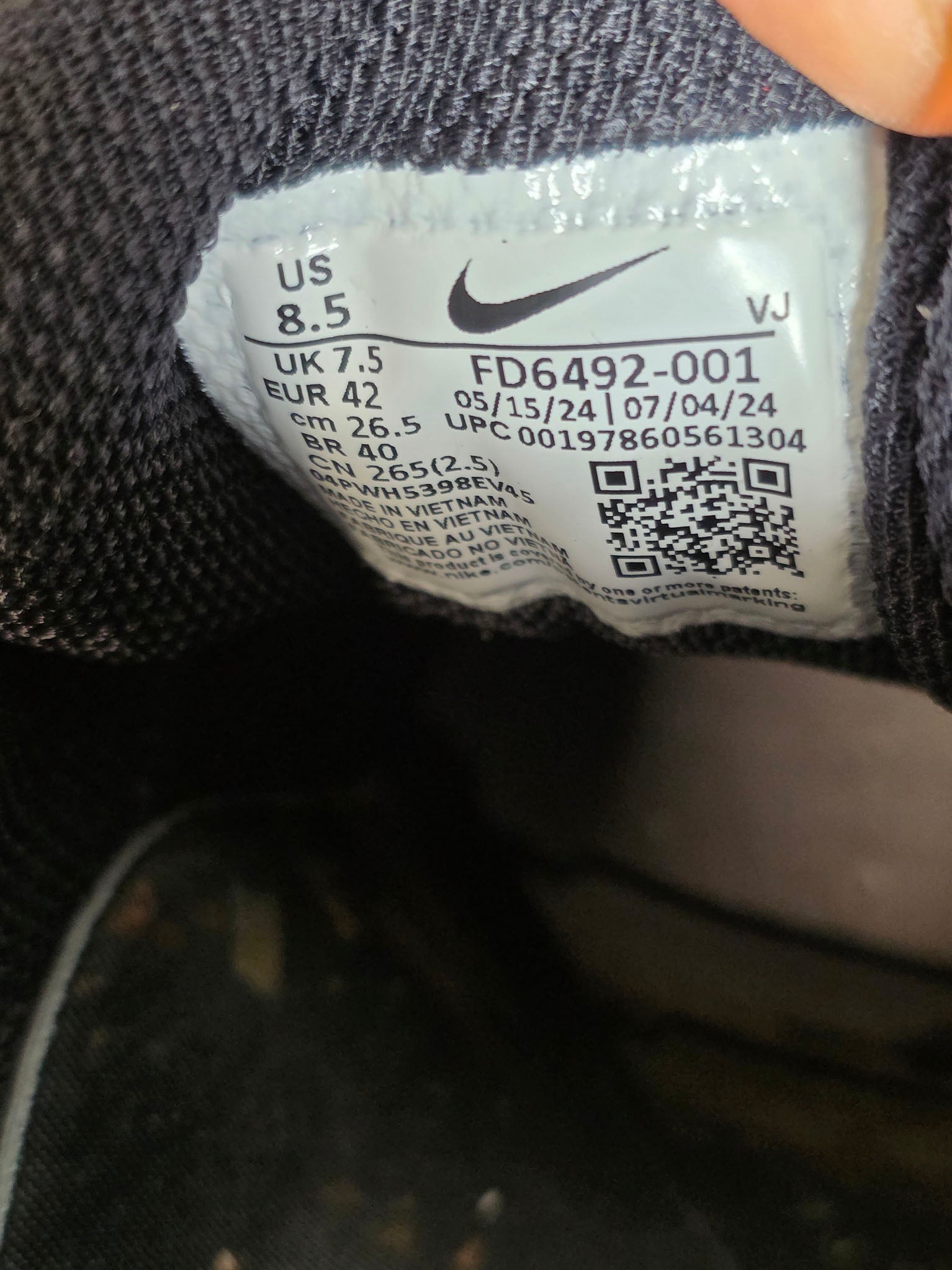 Nike Air Max 90 Slawn Black maat 42