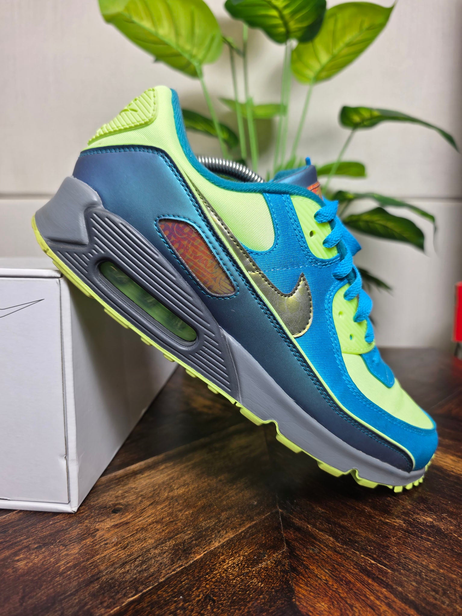 Nike Air Max 90 Blue Volt maat 45