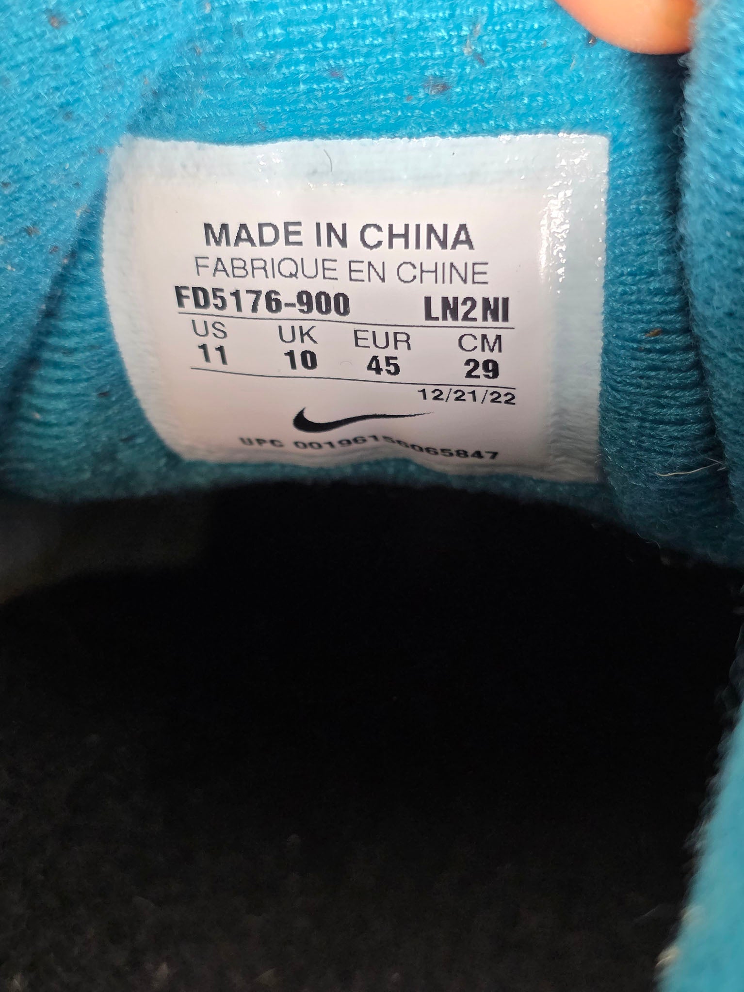 Nike Air Max 90 Blue Volt maat 45