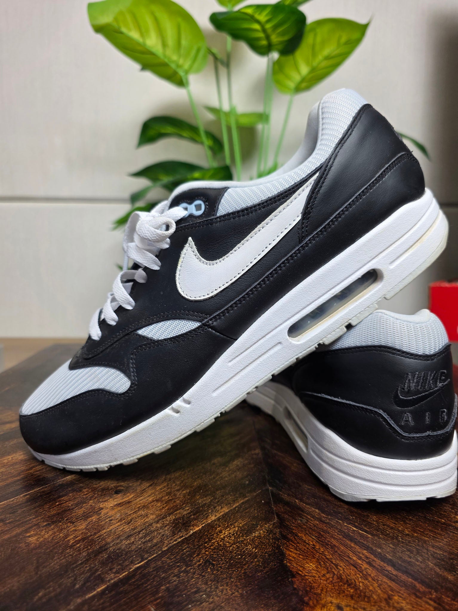Nike Air Max 1 Black White maat 50