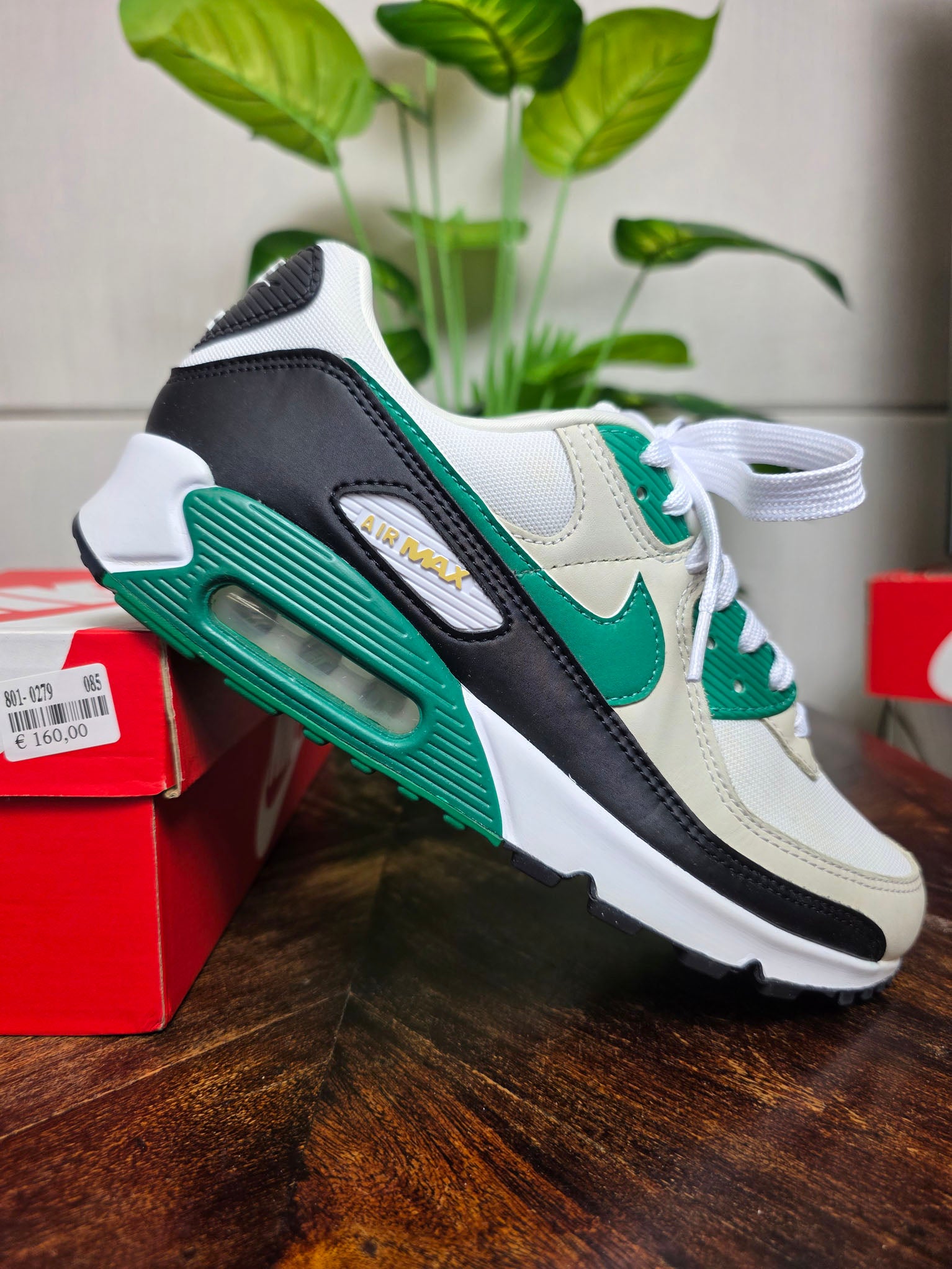 Nike Air Max 90 White Malachite maat 42