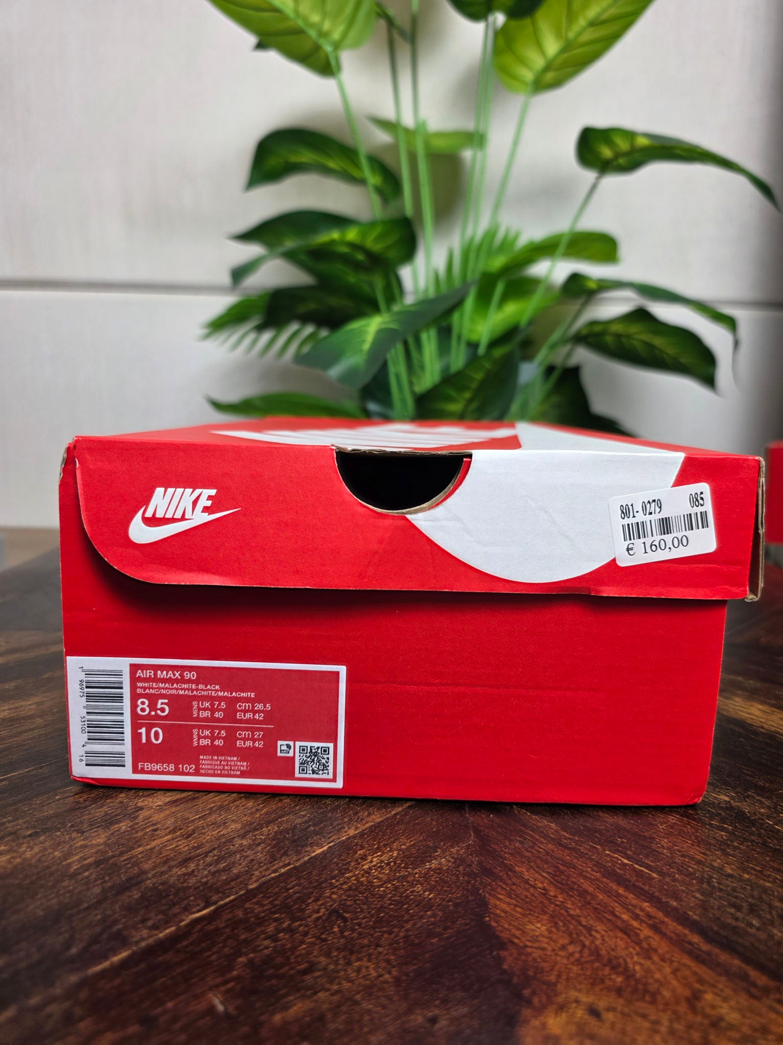 Nike Air Max 90 White Malachite maat 42