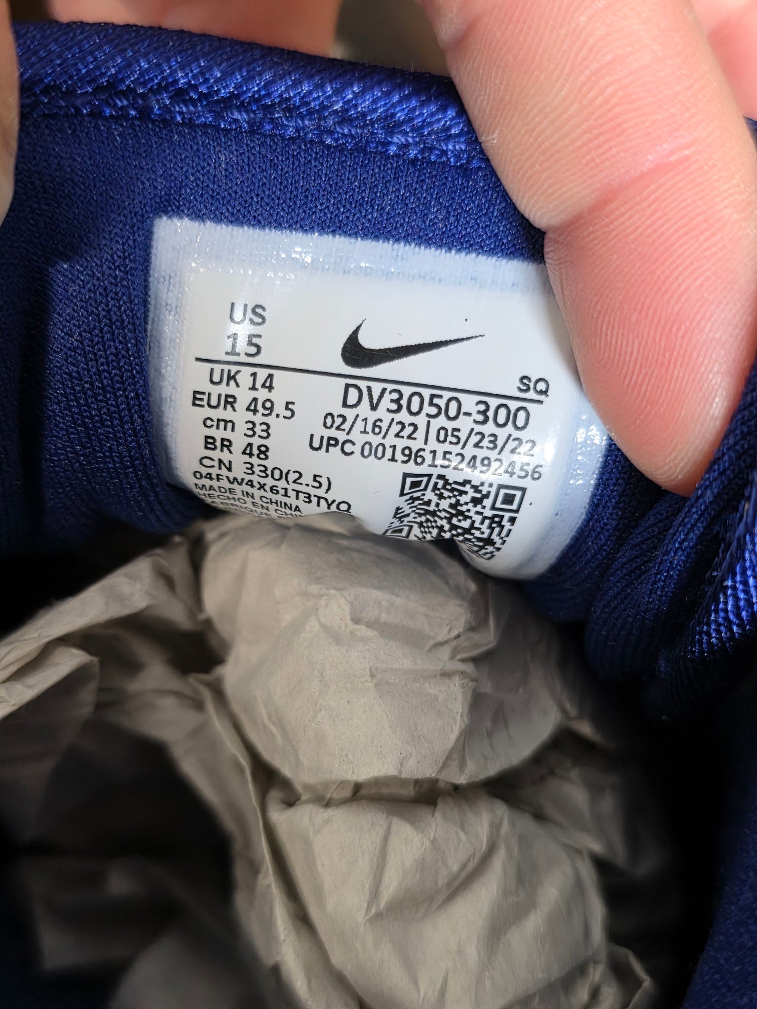 Nike Air Max 1 PRM Dirty Denim maat 49,5