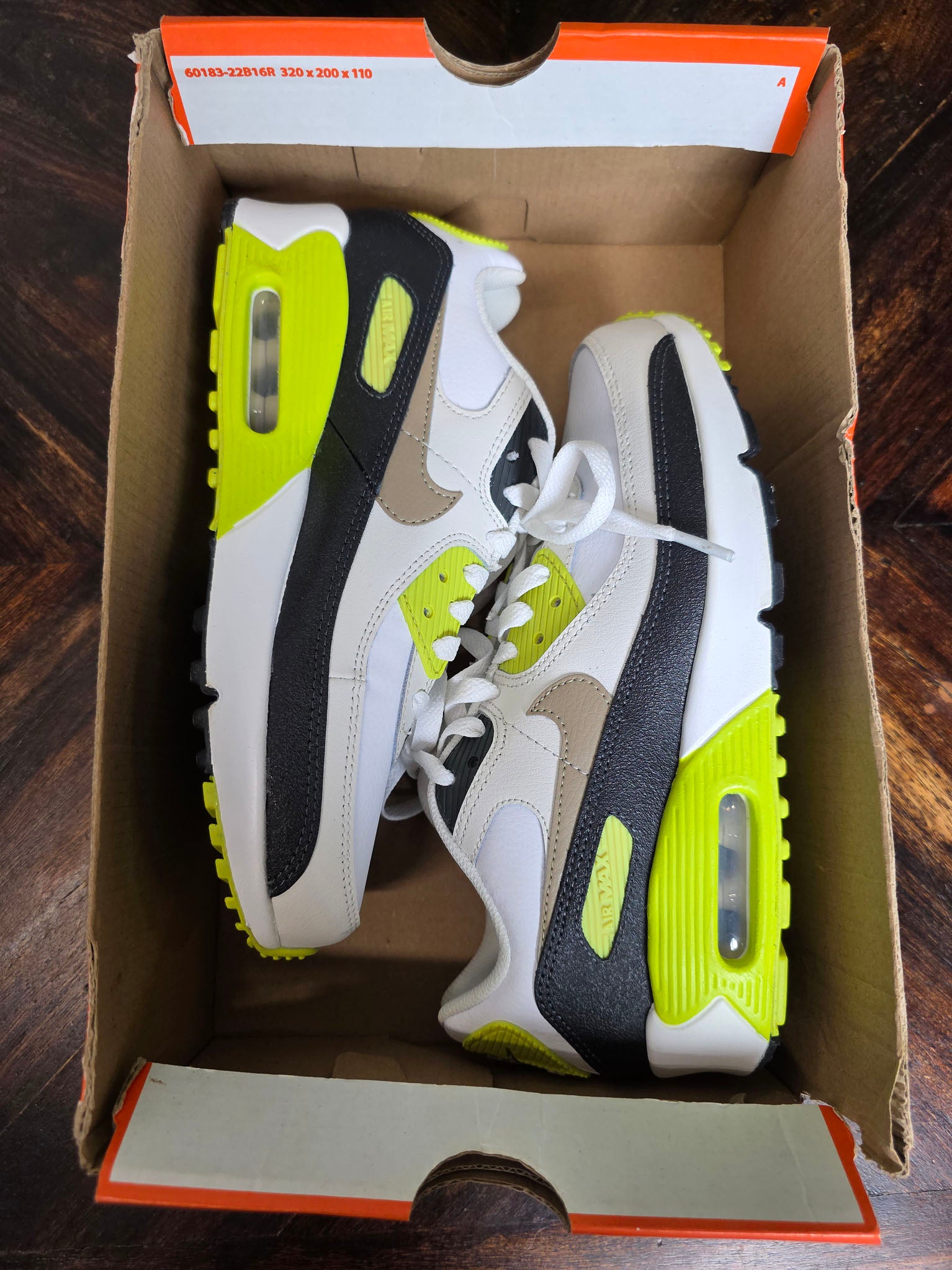 Nike Air Max 90 GS Cyber Volt maat 38