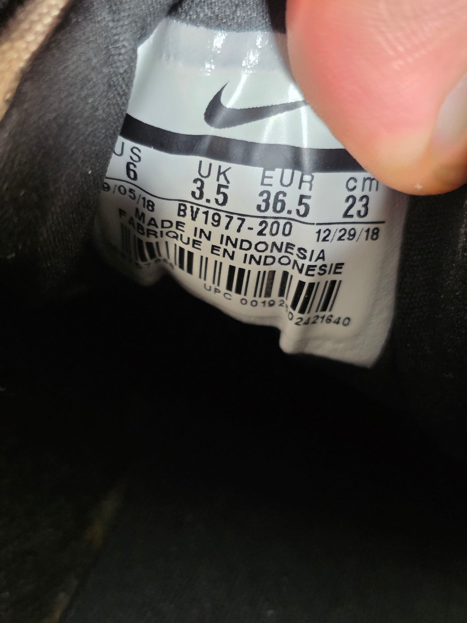 Nike Air Max 1 Leopard maat 36,5