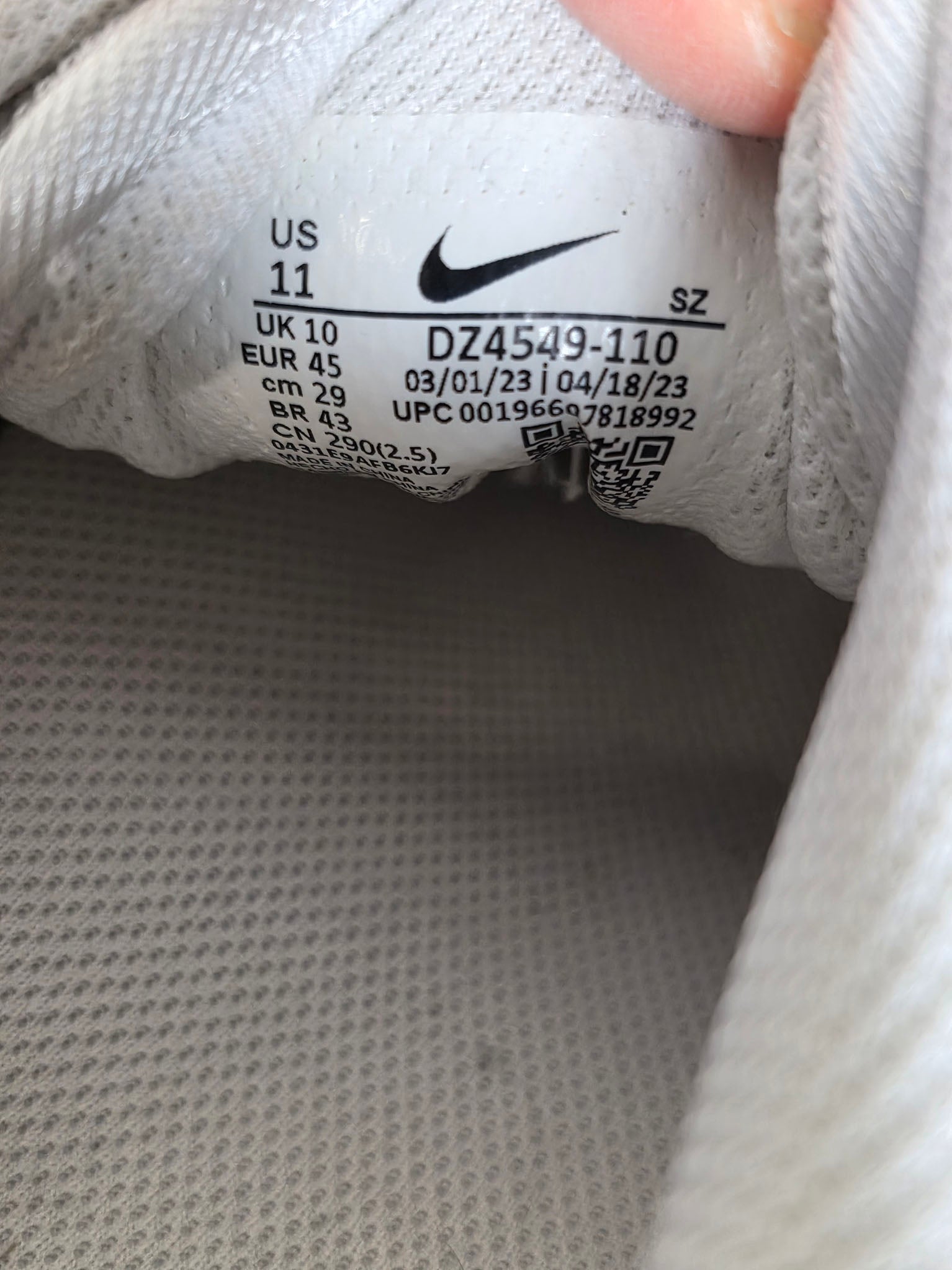 Nike Air Max 1 Bronze maat 45