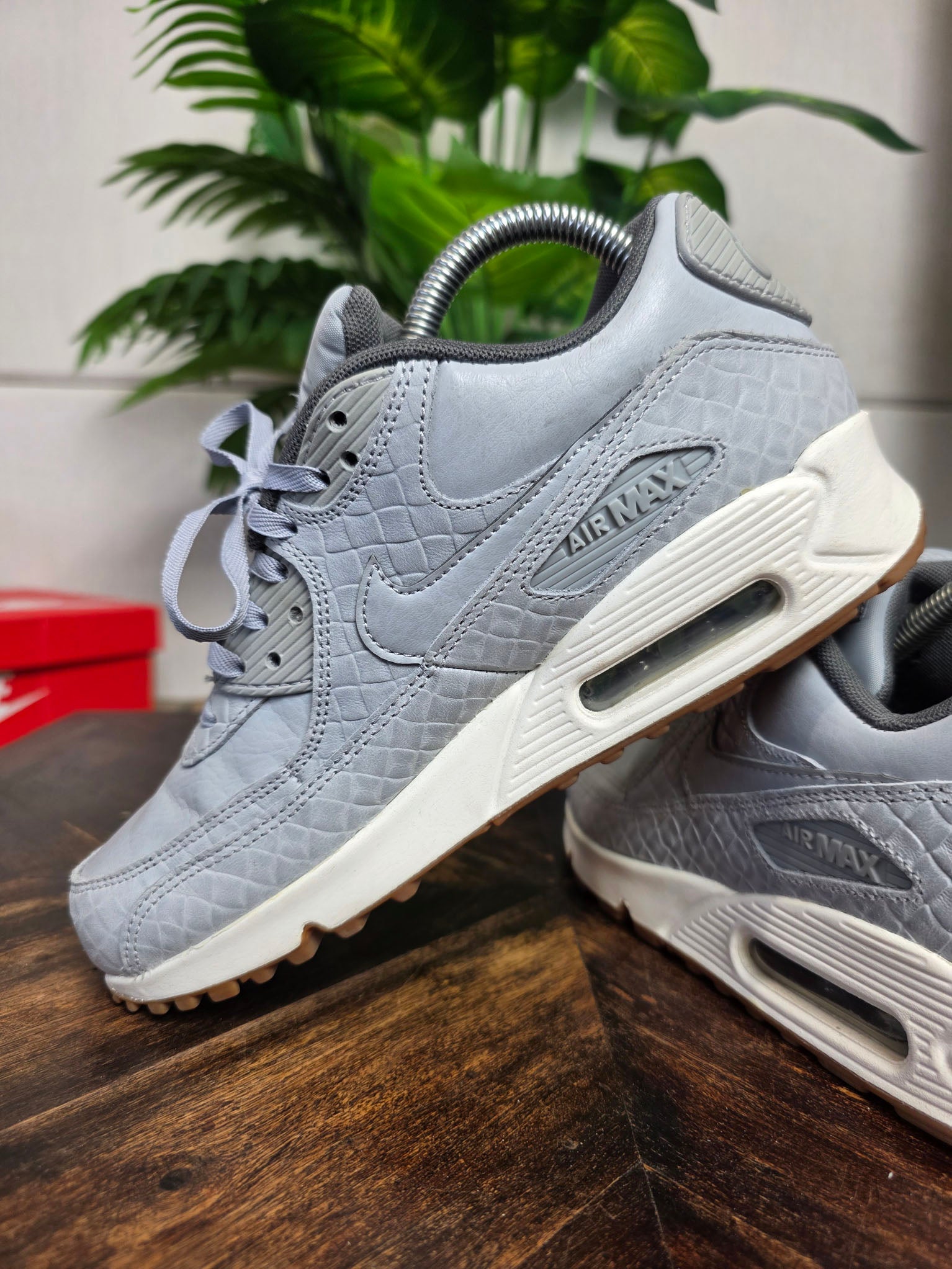 Nike Air Max 90 Premium Wolf Grey maat 38,5