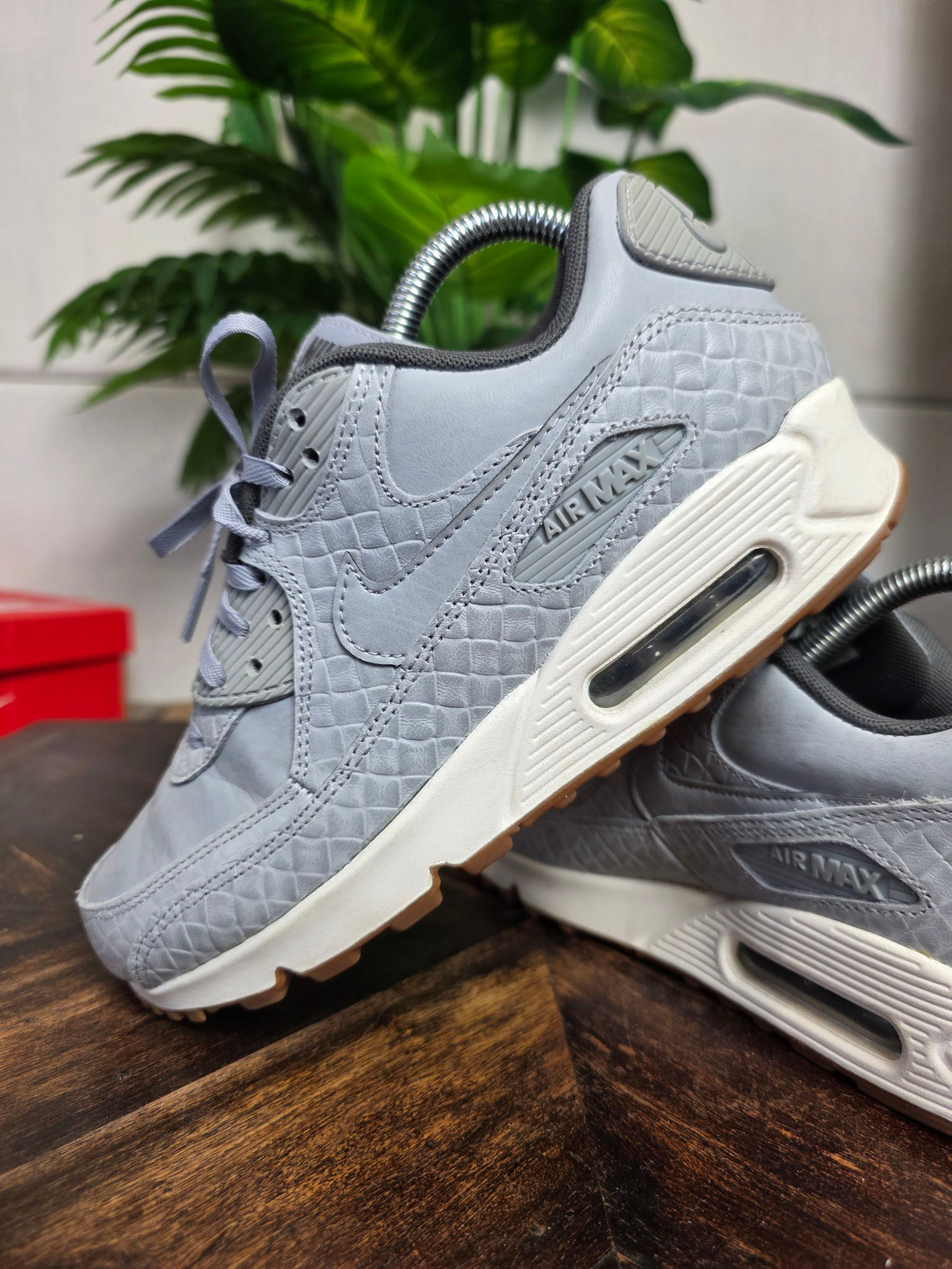 Nike Air Max 90 Premium Wolf Grey maat 38,5