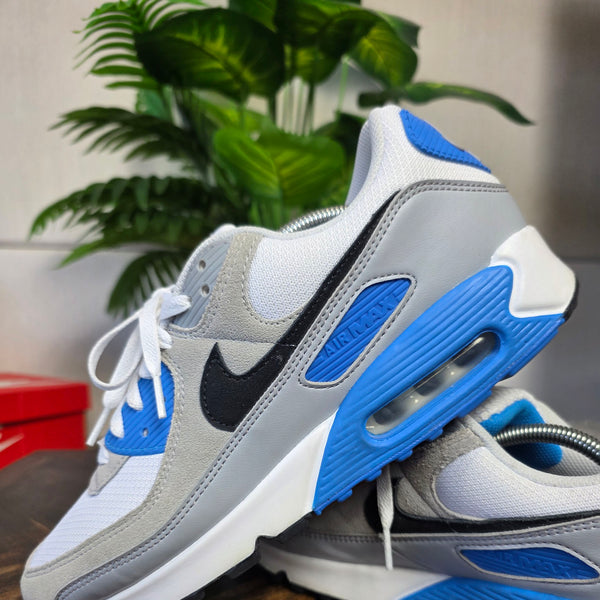 Nike Air Max 90 Pure Platinum Photo Blue maat 45