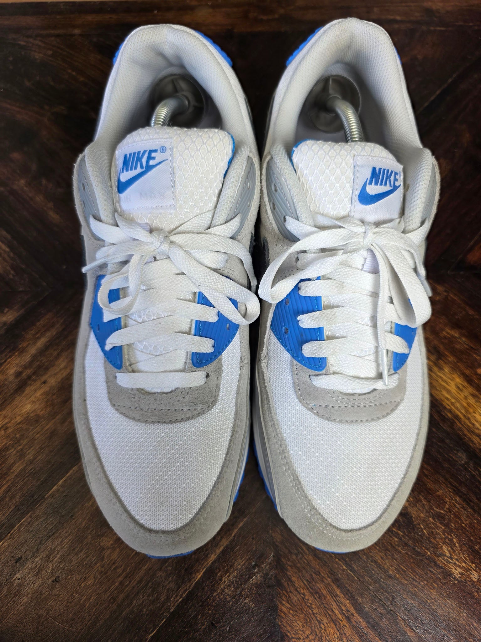 Nike Air Max 90 Pure Platinum Photo Blue maat 45