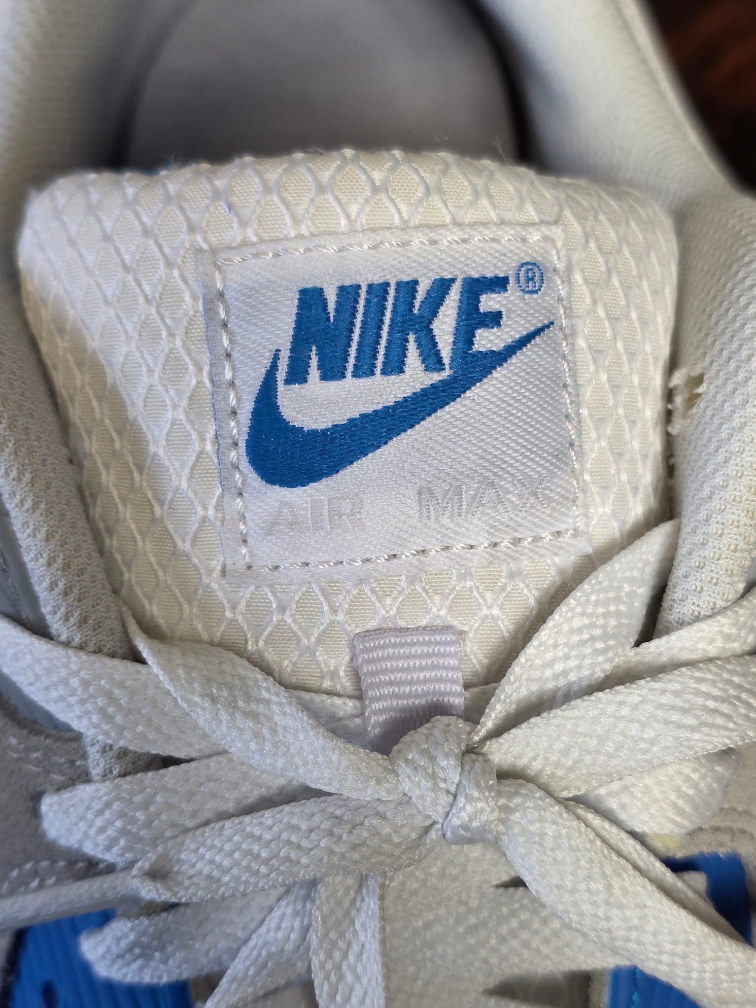 Nike Air Max 90 Pure Platinum Photo Blue maat 45