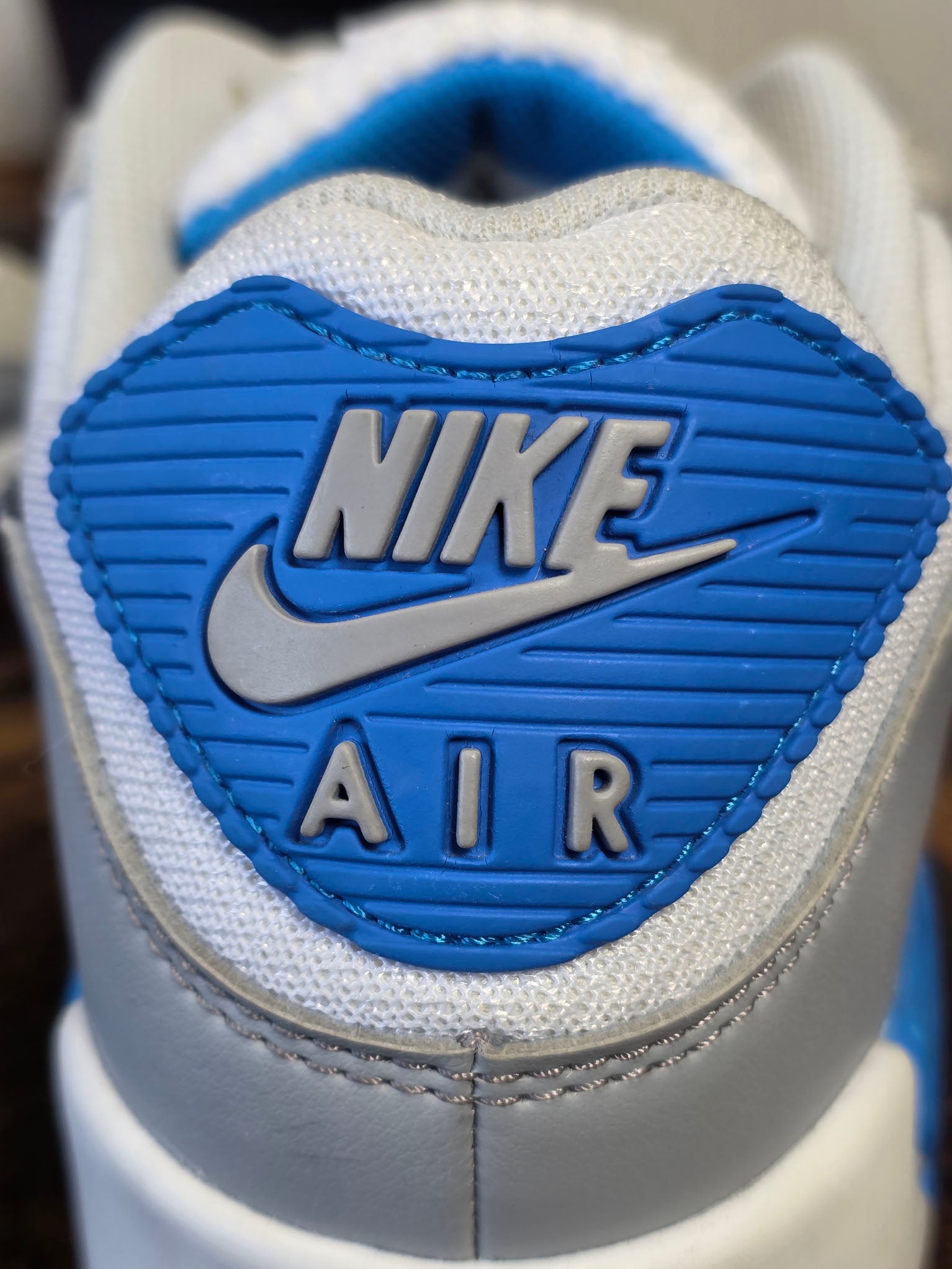 Nike Air Max 90 Pure Platinum Photo Blue maat 45