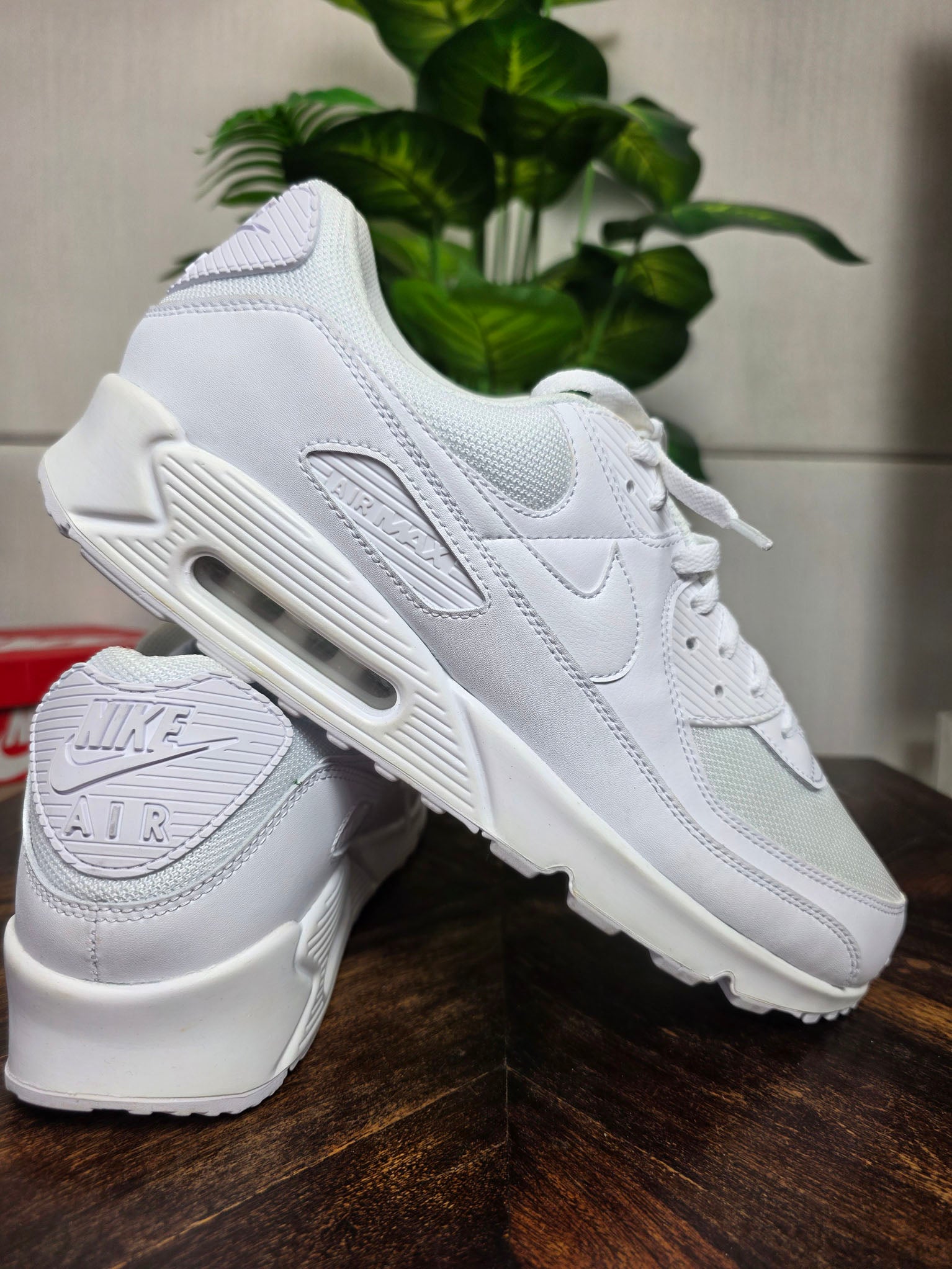 Nike Air Max 90 Triple White maat 49,5