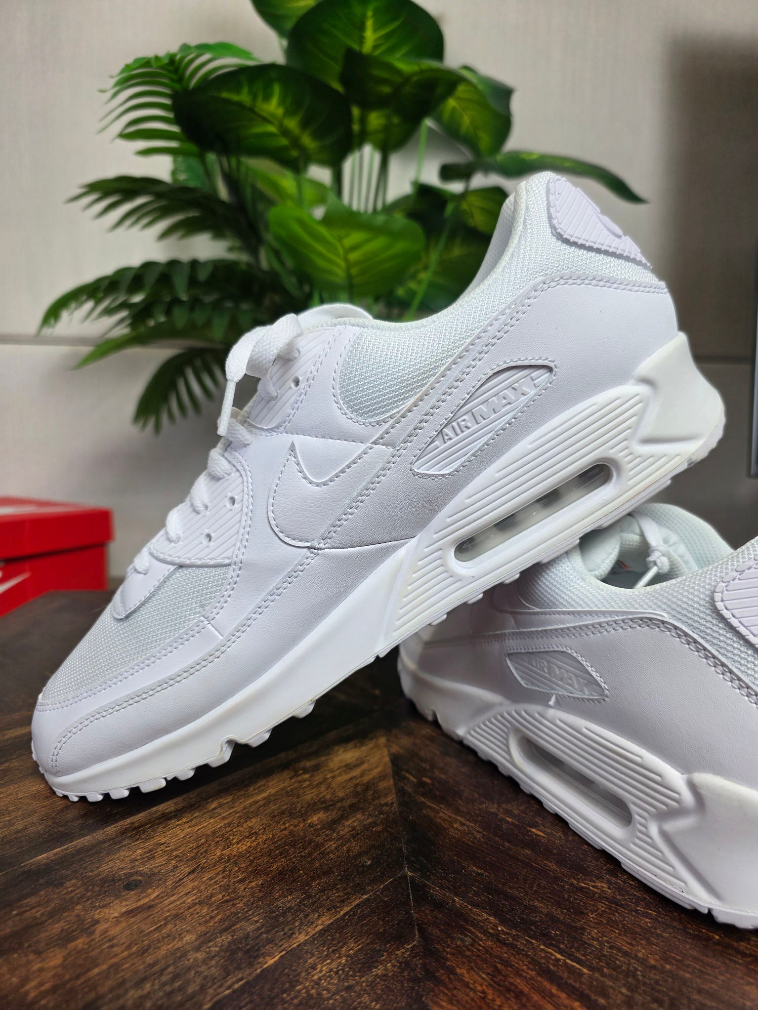Nike Air Max 90 Triple White maat 49,5