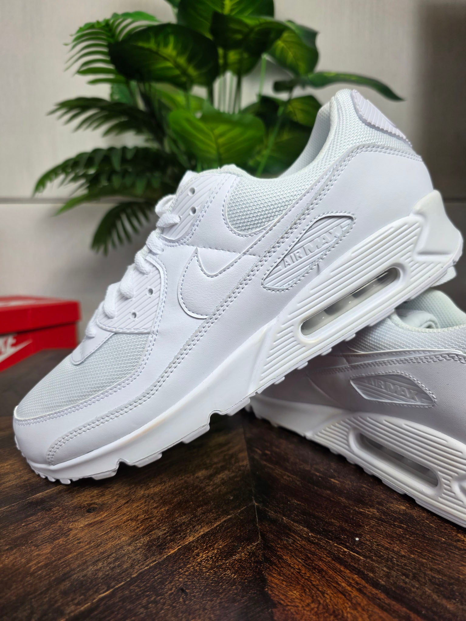 Nike Air Max 90 Triple White maat 49,5