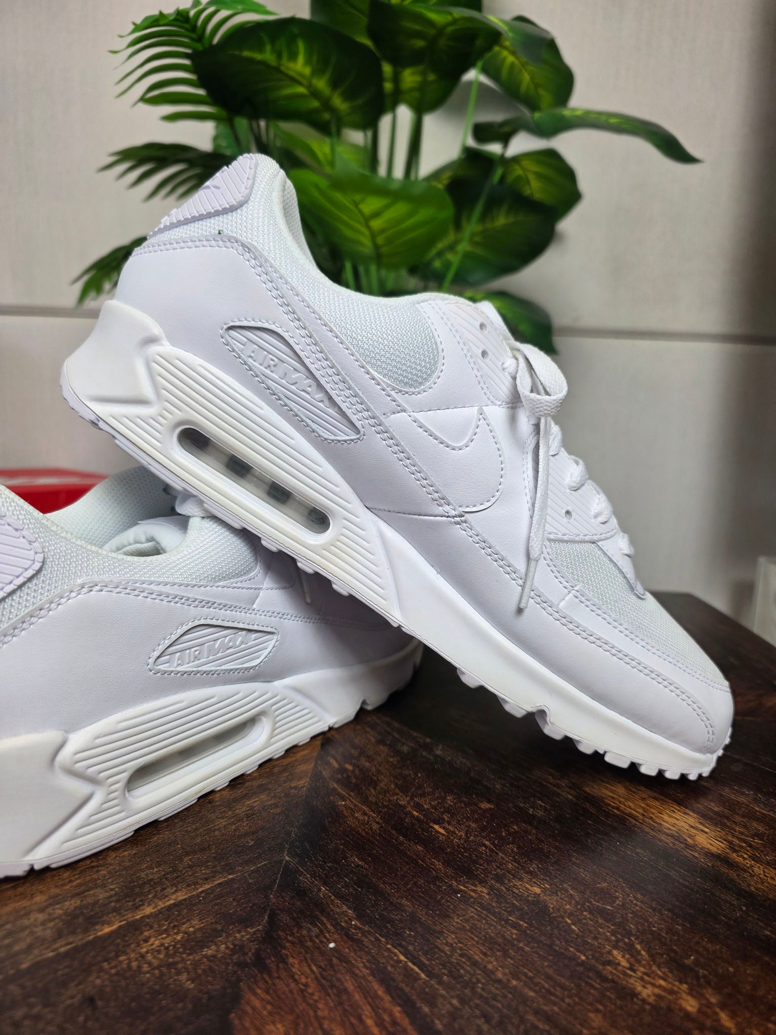 Nike Air Max 90 Triple White maat 49,5