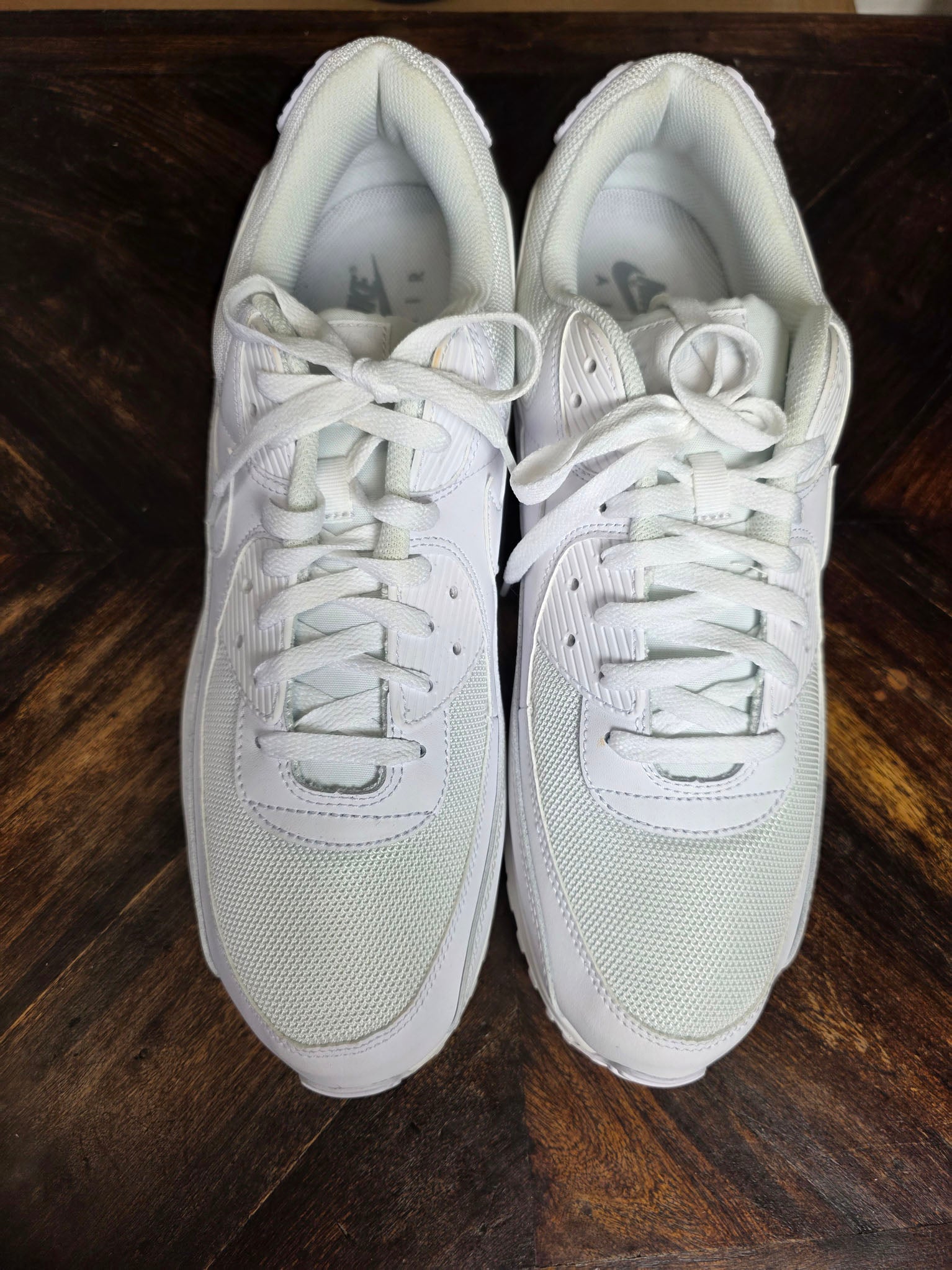 Nike Air Max 90 Triple White maat 49,5