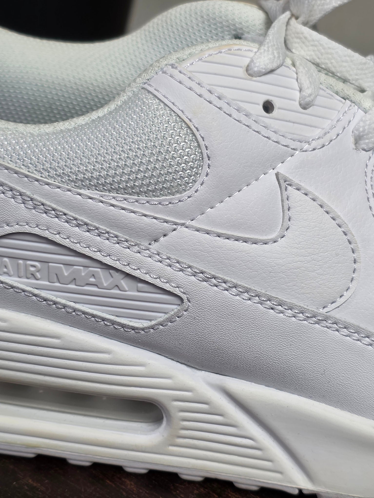 Nike Air Max 90 Triple White maat 49,5