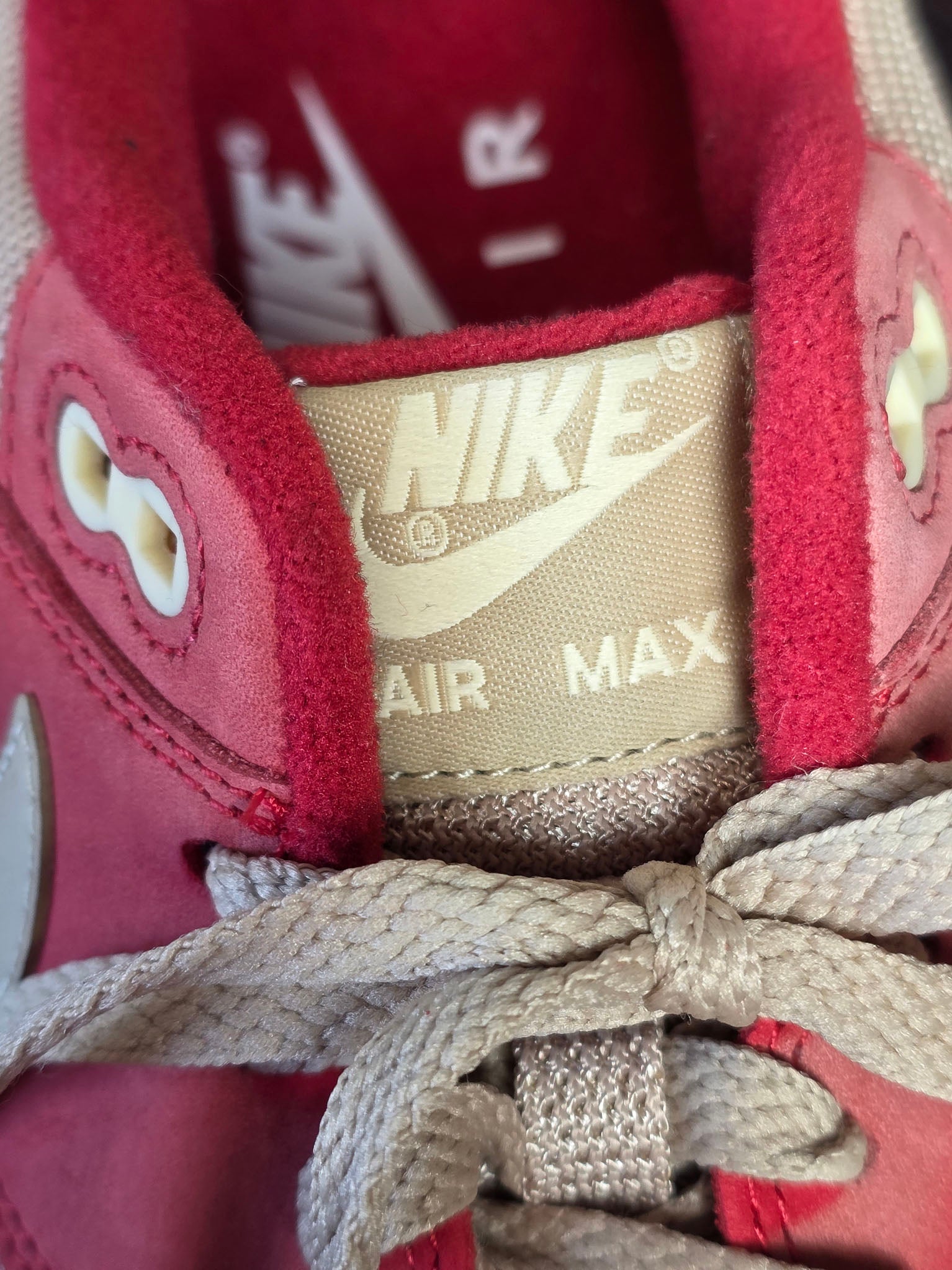 Nike Air Max 1 Premium Retro Red Curry maat 43