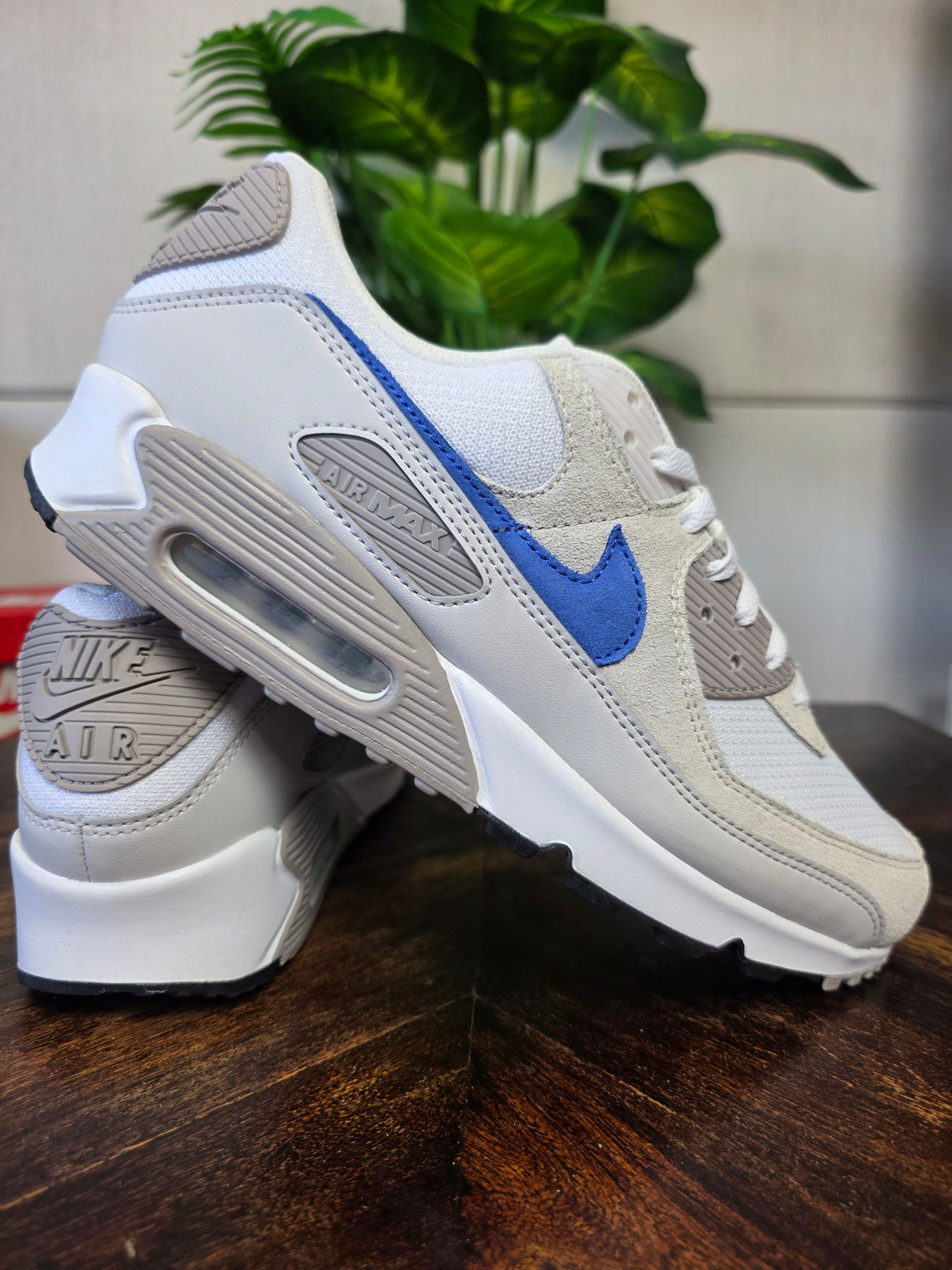 Nike Air Max 90 Grey Racer Blue maat 45