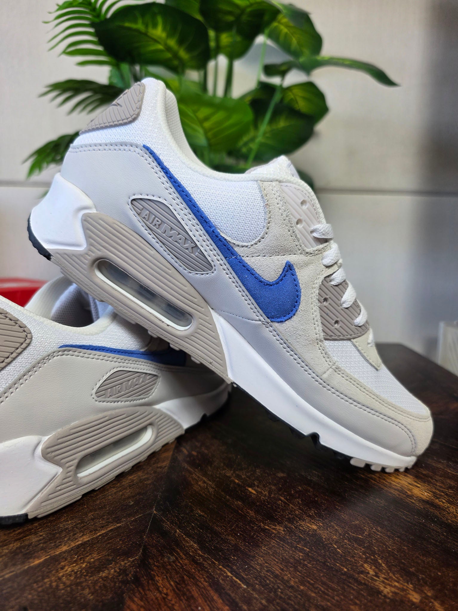 Nike Air Max 90 Grey Racer Blue maat 45