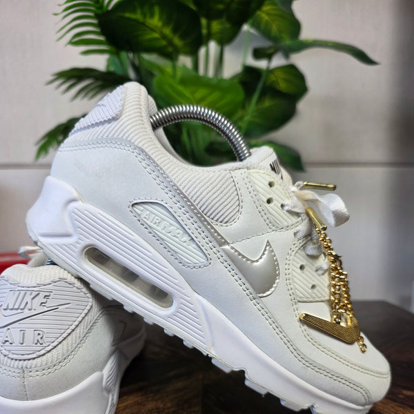 Nike Air Max 90 Summit White Swoosh Chain maat 40,5