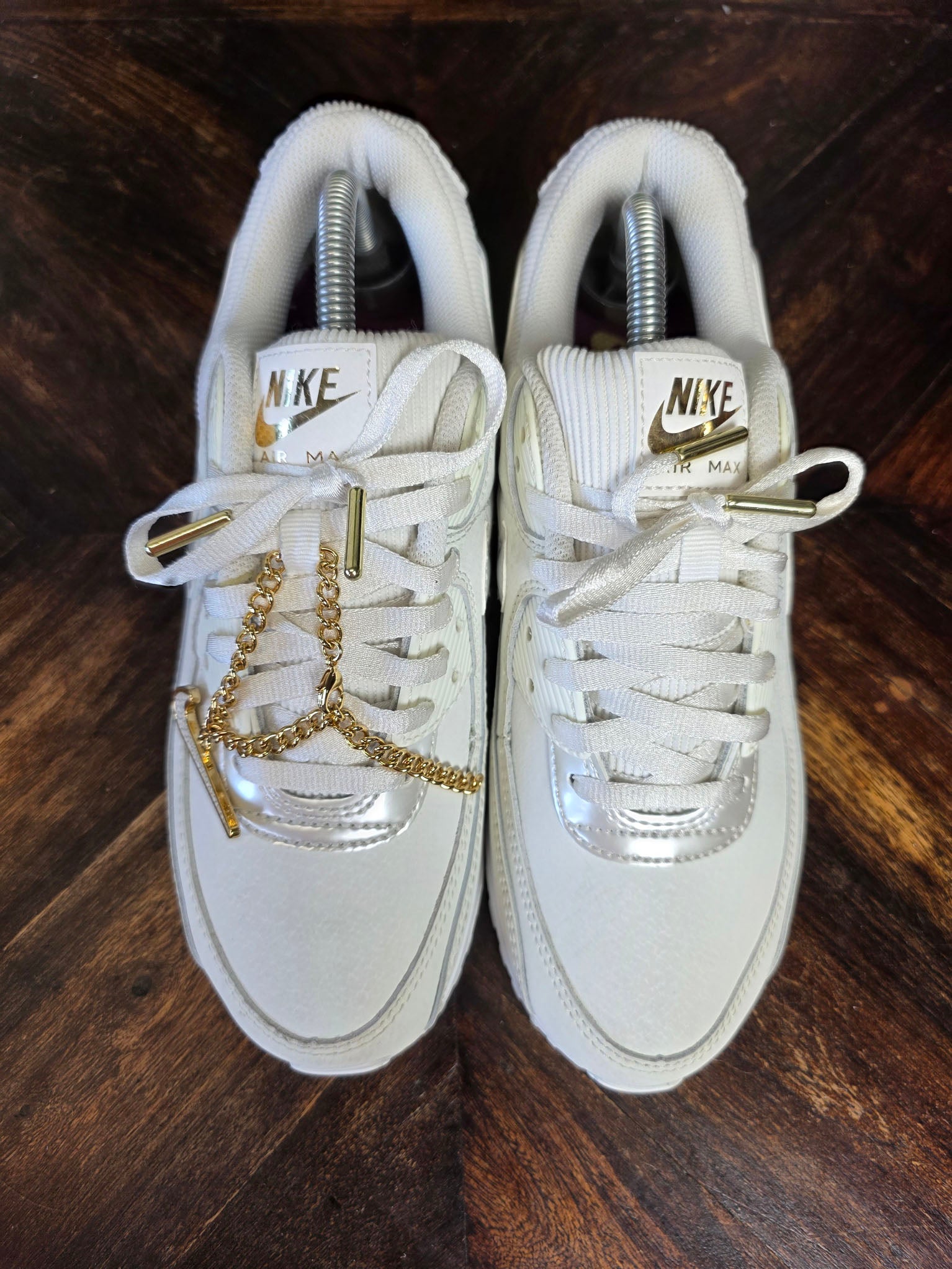 Nike Air Max 90 Summit White Swoosh Chain maat 40,5
