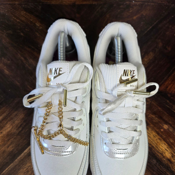 Nike Air Max 90 Summit White Swoosh Chain maat 40,5