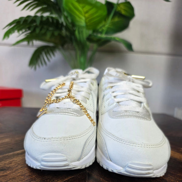 Nike Air Max 90 Summit White Swoosh Chain maat 40,5