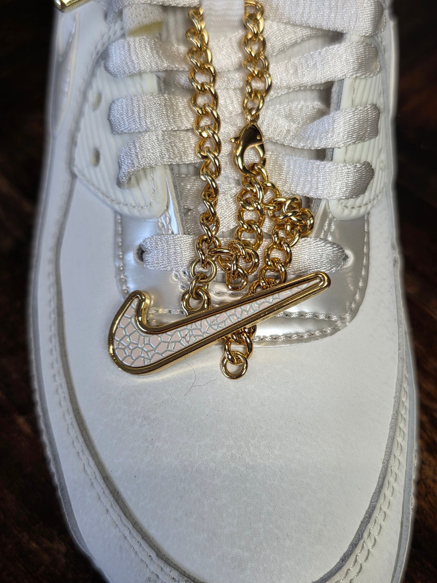 Nike Air Max 90 Summit White Swoosh Chain maat 40,5