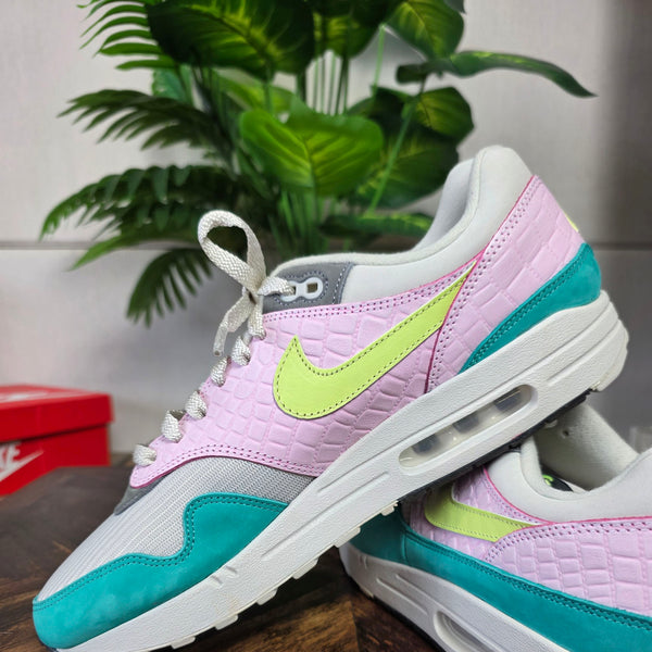 Nike Air Max 1 Blue Pink Yellow maat 46