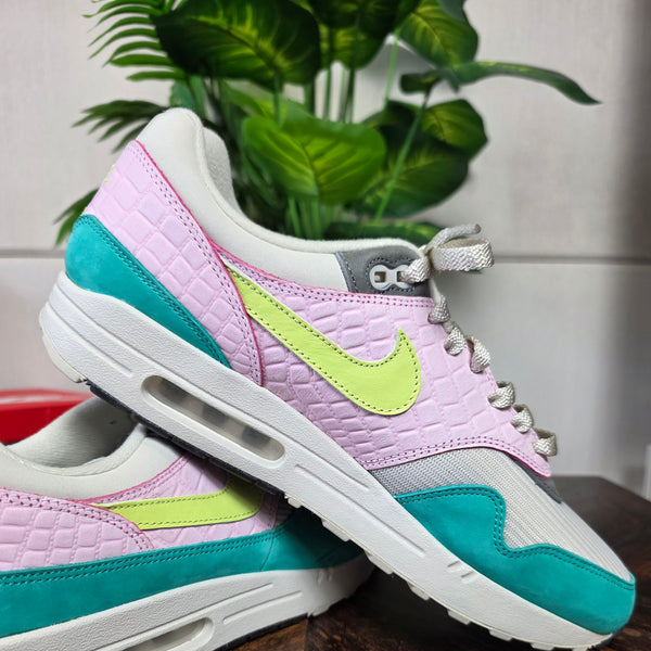 Nike Air Max 1 Blue Pink Yellow maat 46