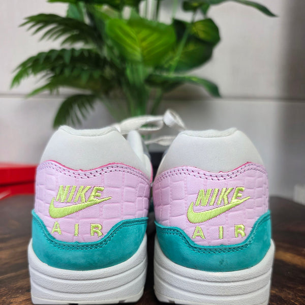 Nike Air Max 1 Blue Pink Yellow maat 46