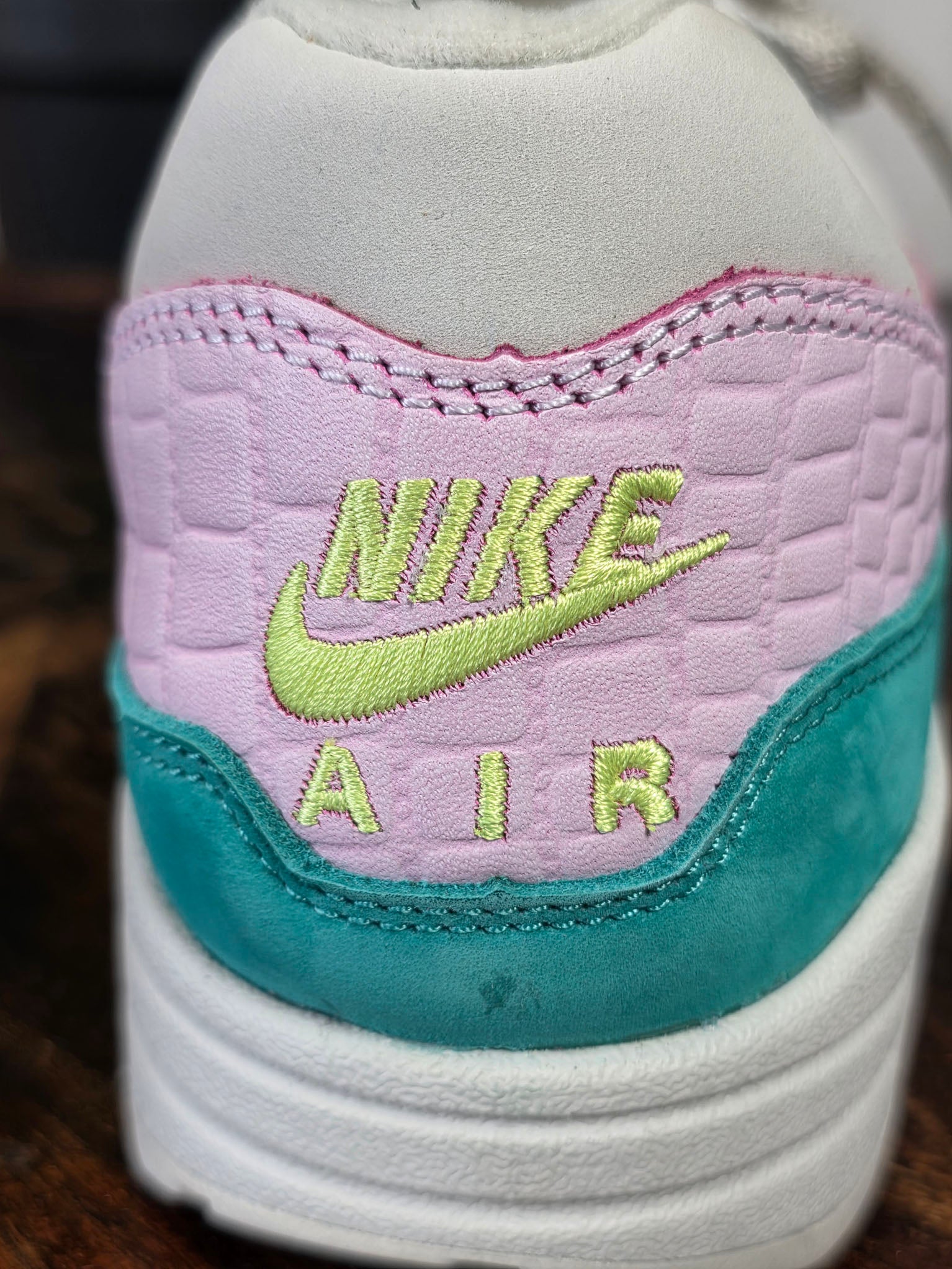 Nike Air Max 1 Blue Pink Yellow maat 46