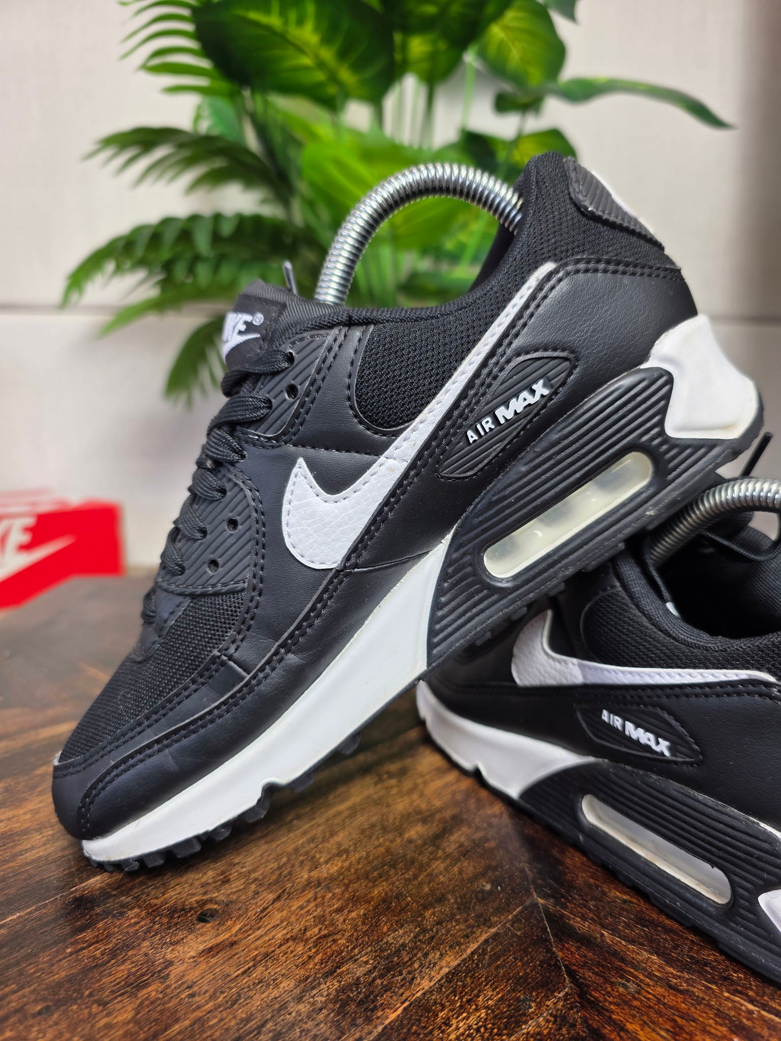 Nike Air Max 90 Black White maat 38,5