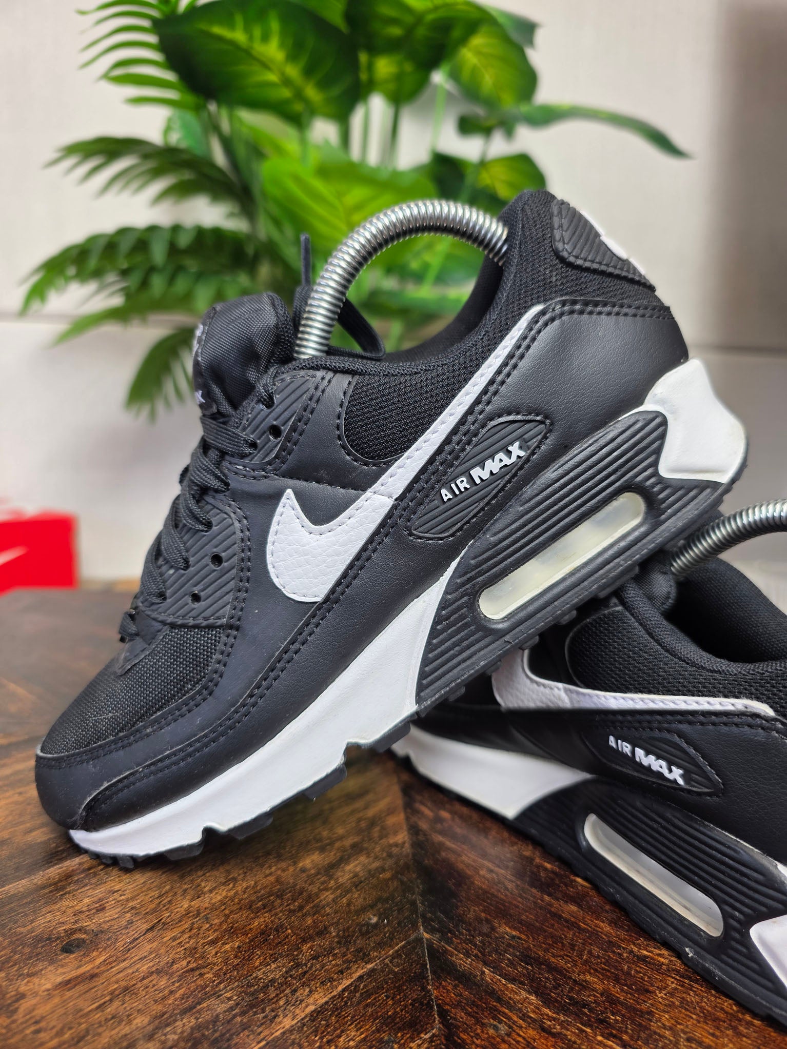 Nike Air Max 90 Black White maat 38,5
